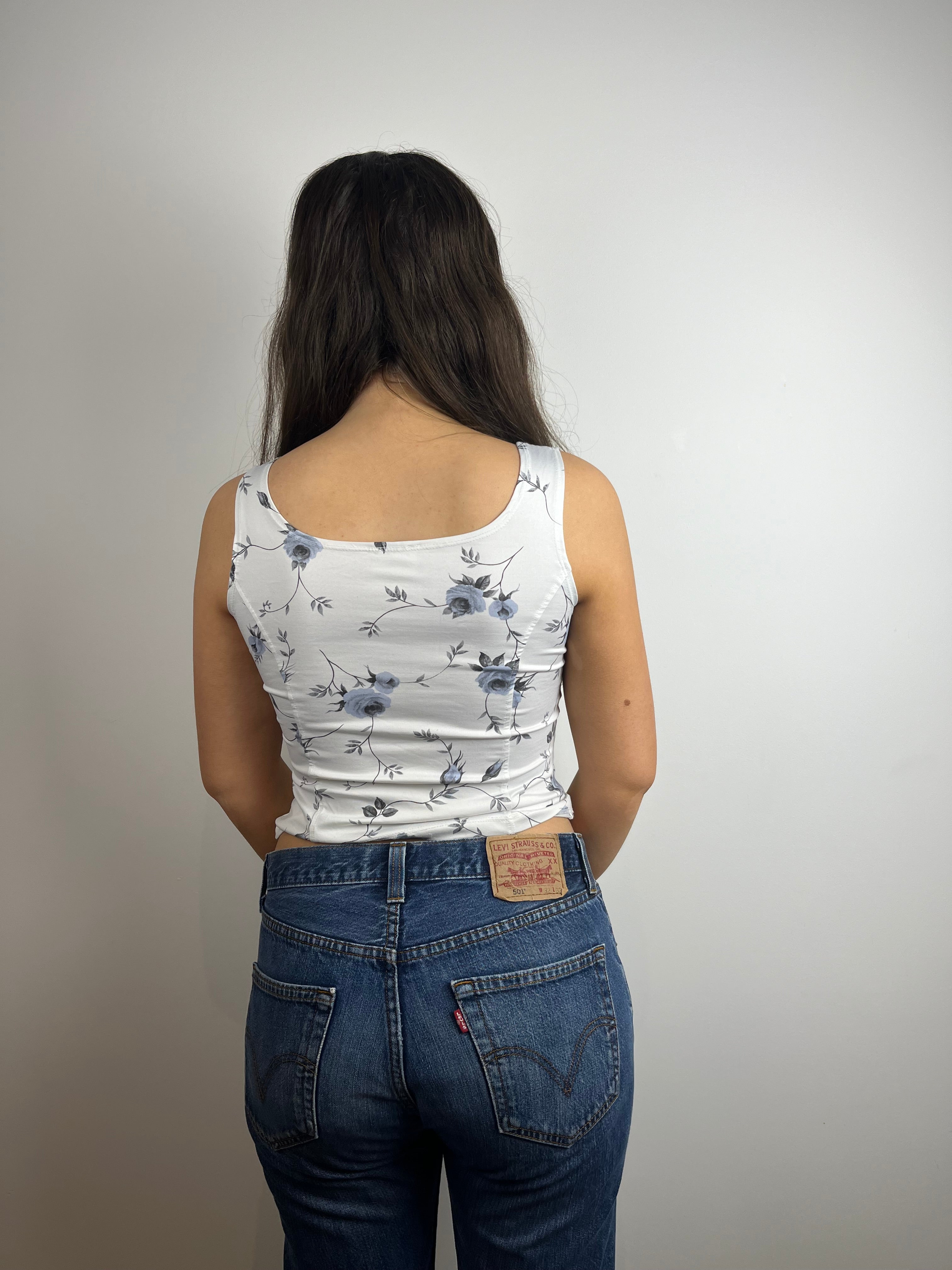 Vintage Y2K Floral Top