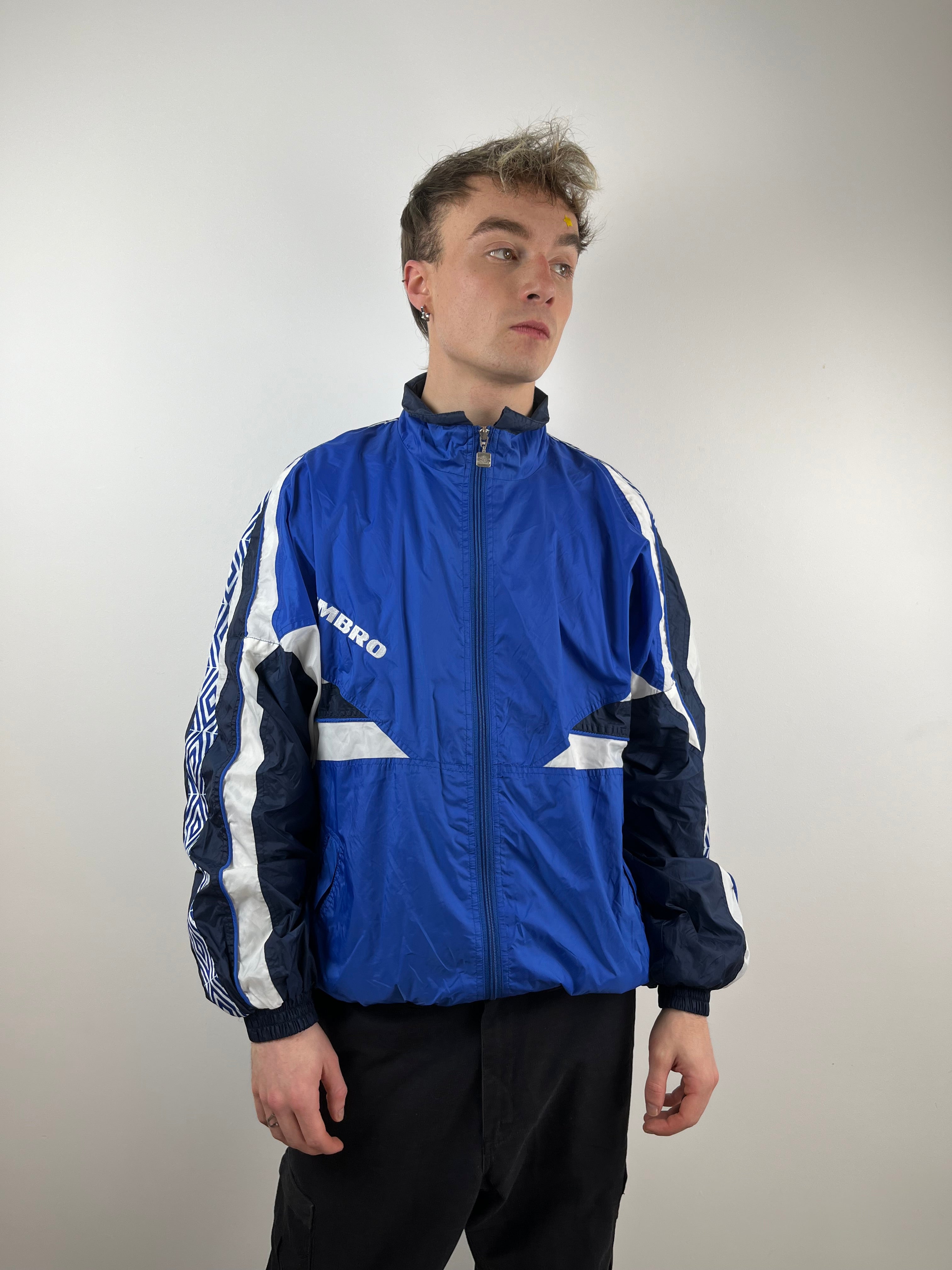 Vintage Blue Umbro Sports Jacket – Public Romance