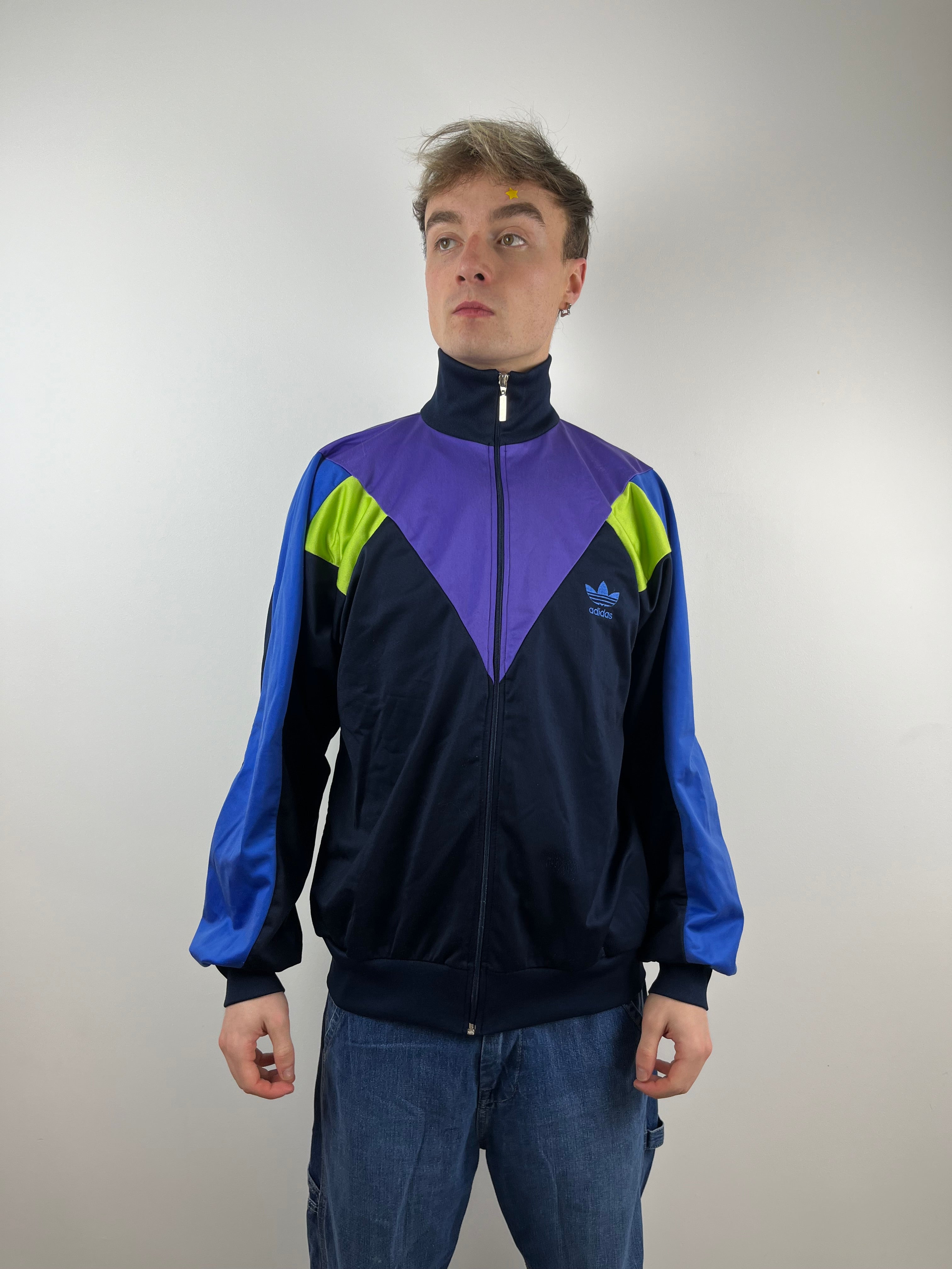 Vintage Purple Adidas Sports Jacket