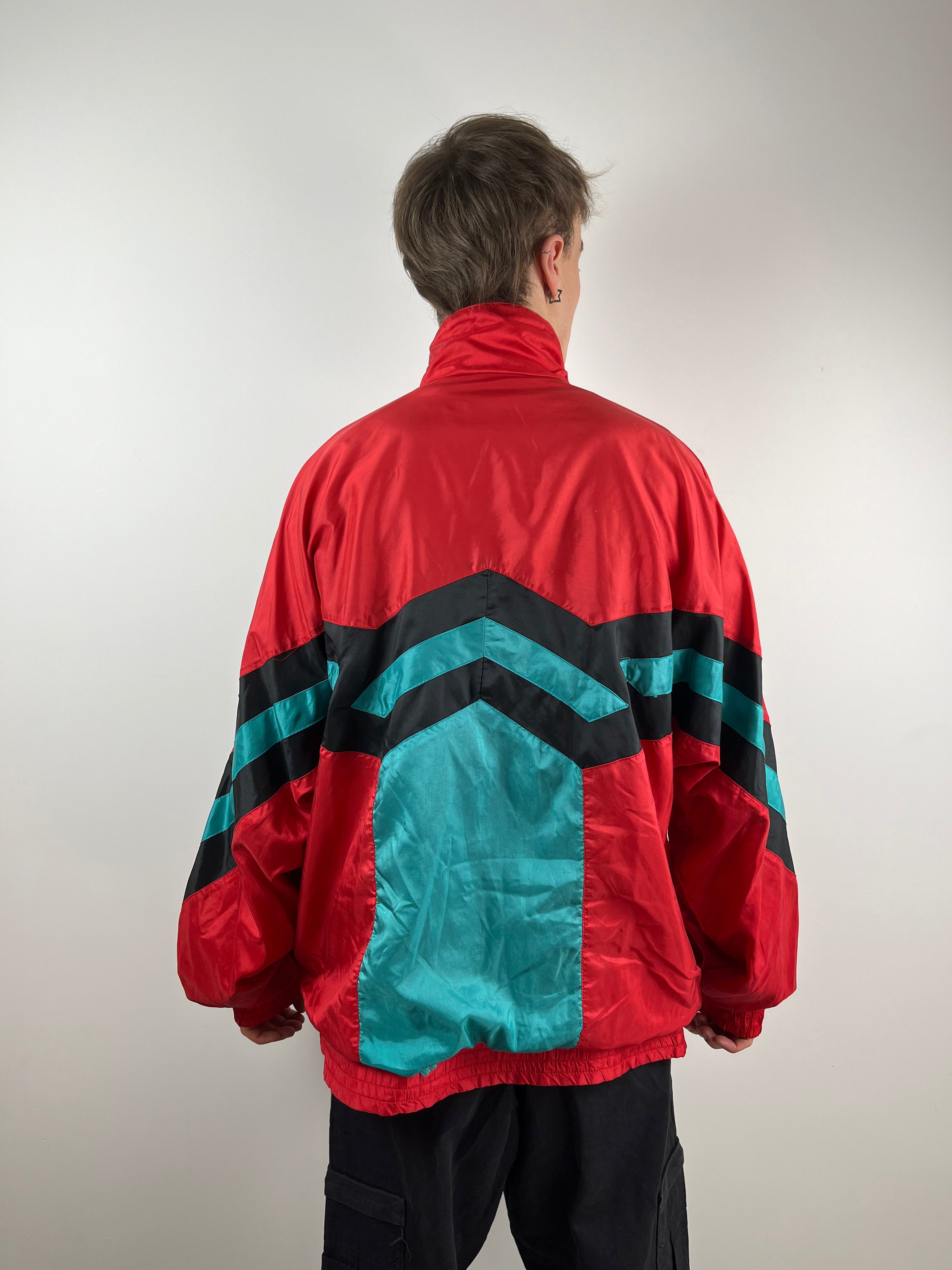Vintage Red Adidas Sports Jacket
