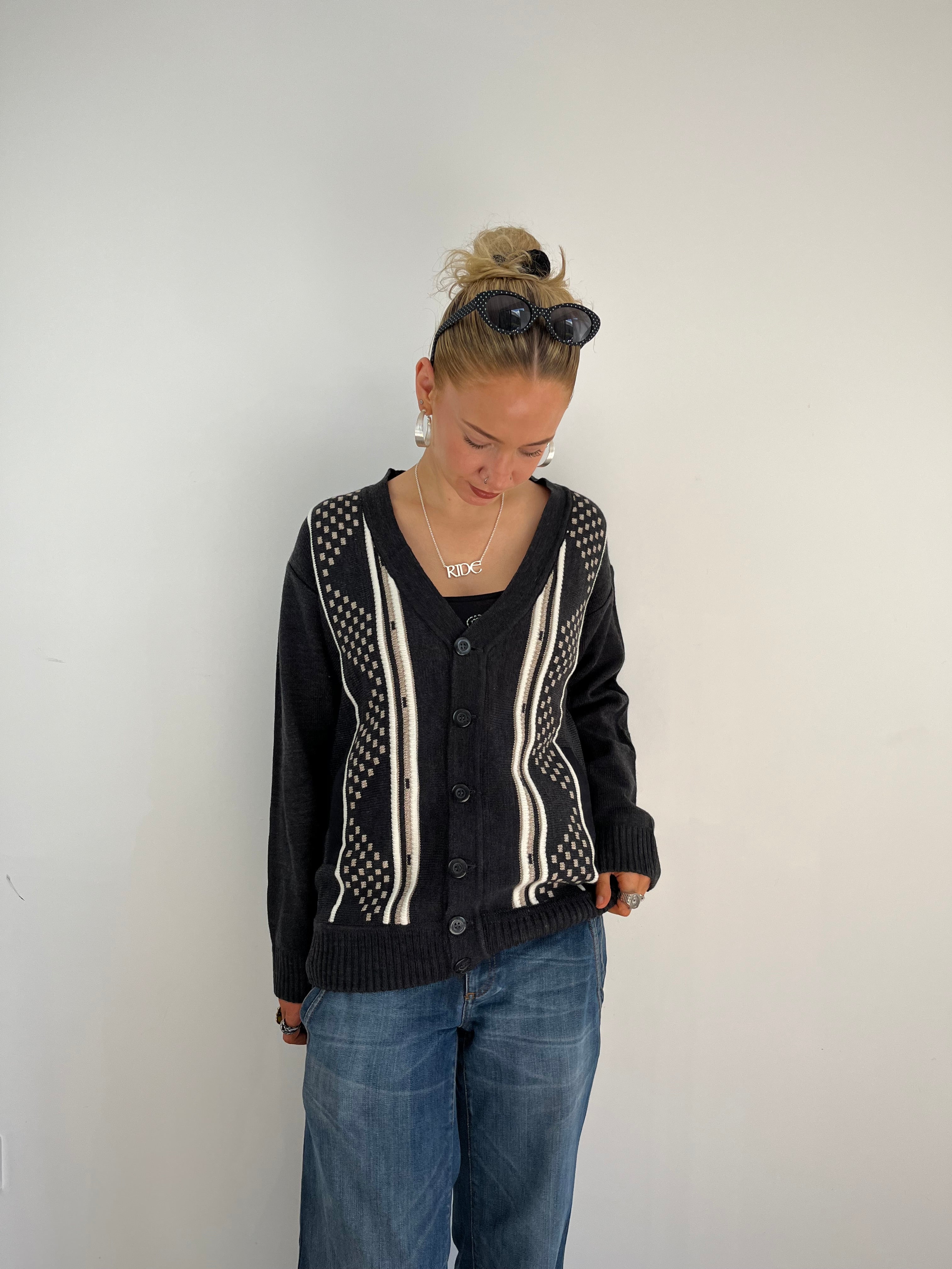 Vintage 80’s Button Up Knit (M)