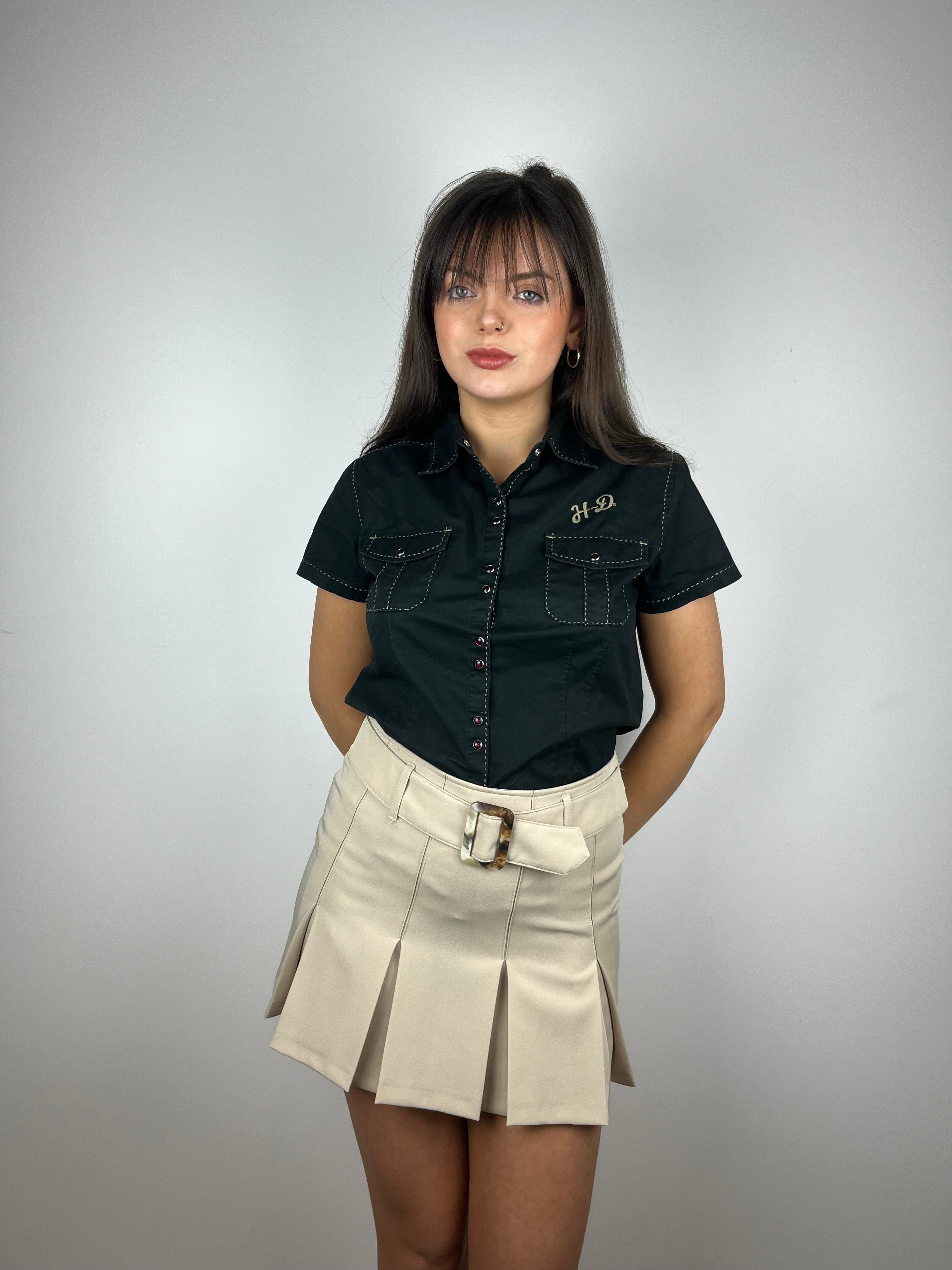 60s pleated mini skirt sale