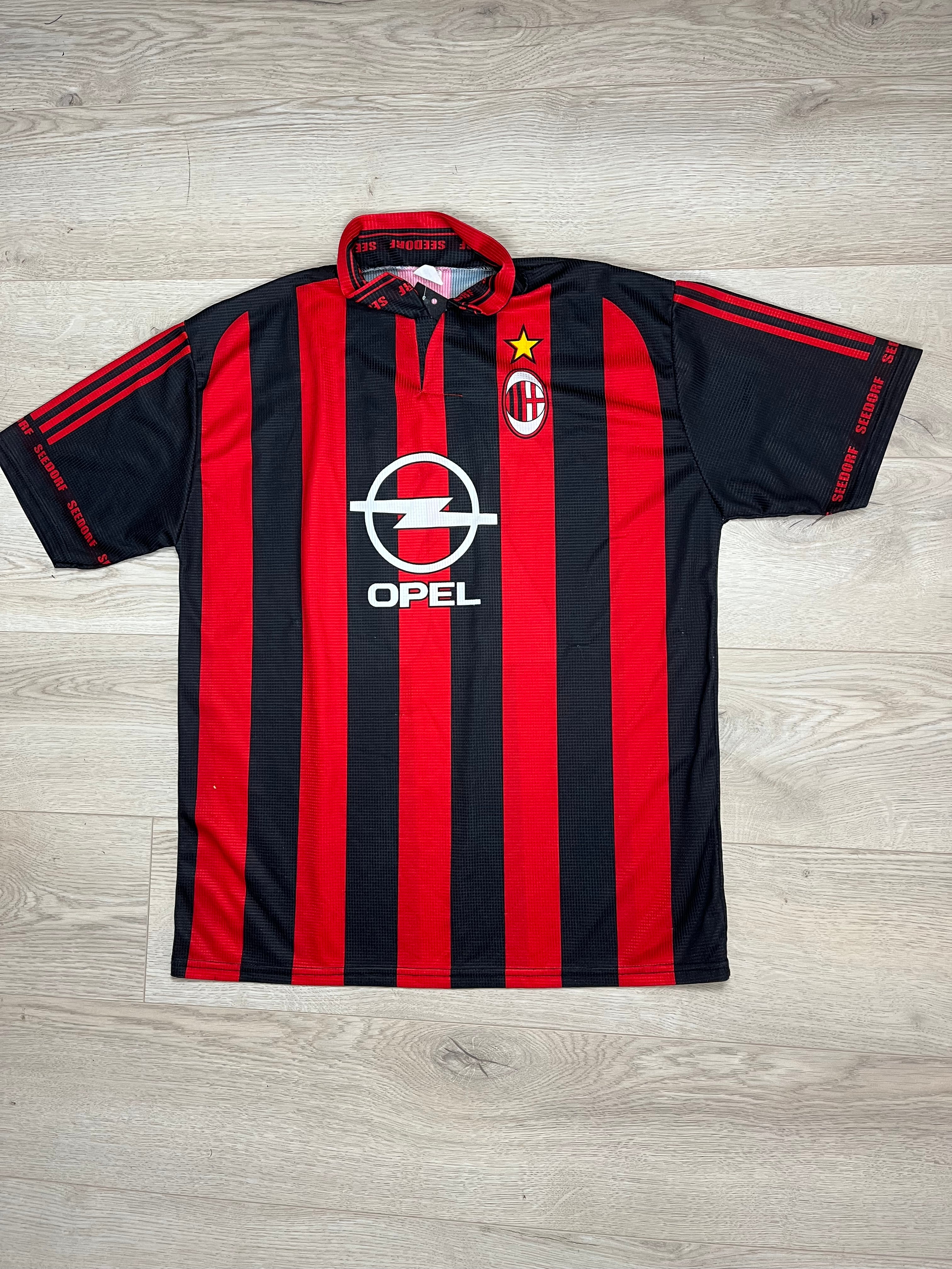 Vintage Seedorf jersey red and black x large