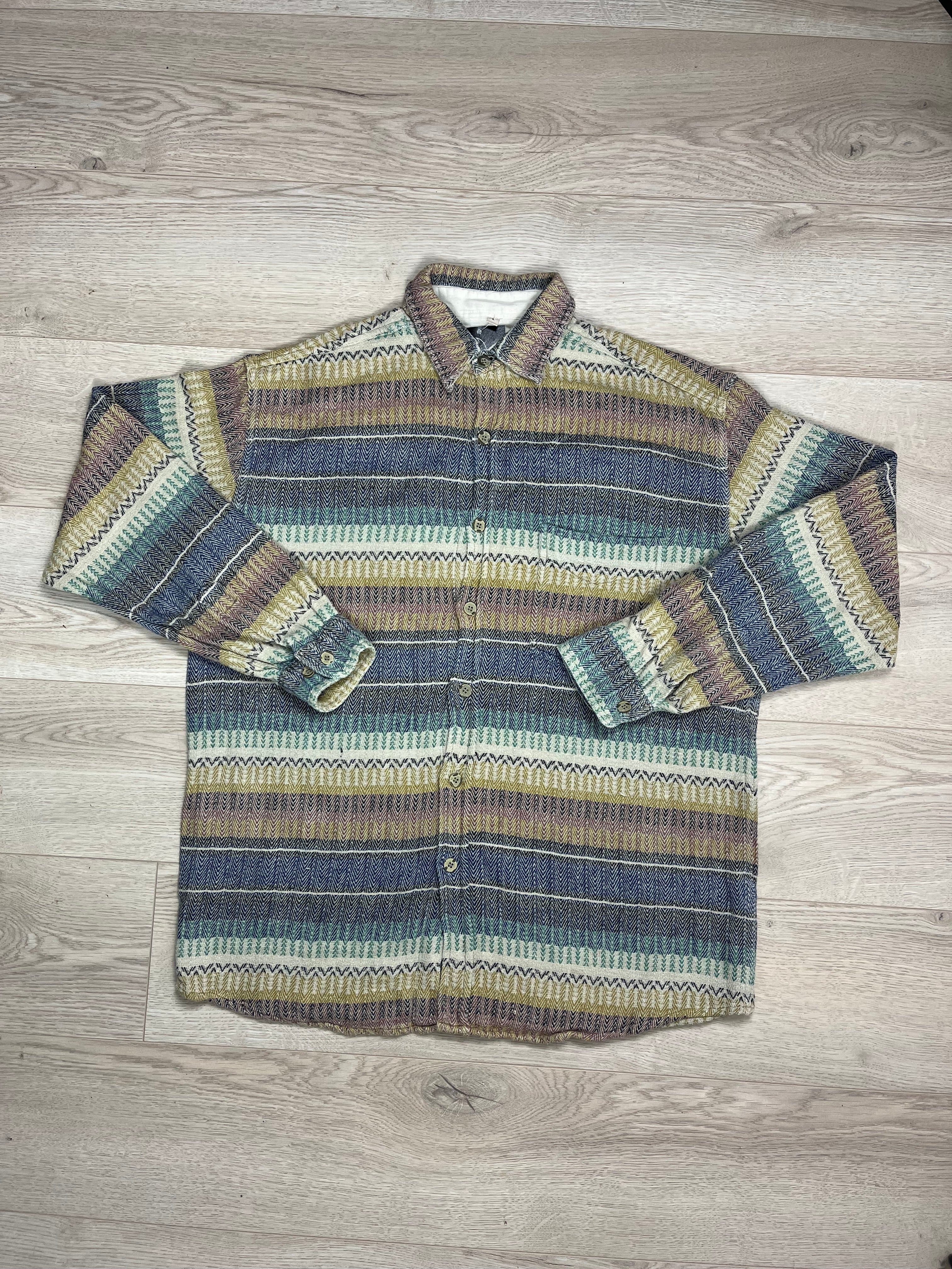 Vintage striped long sleeve shirt