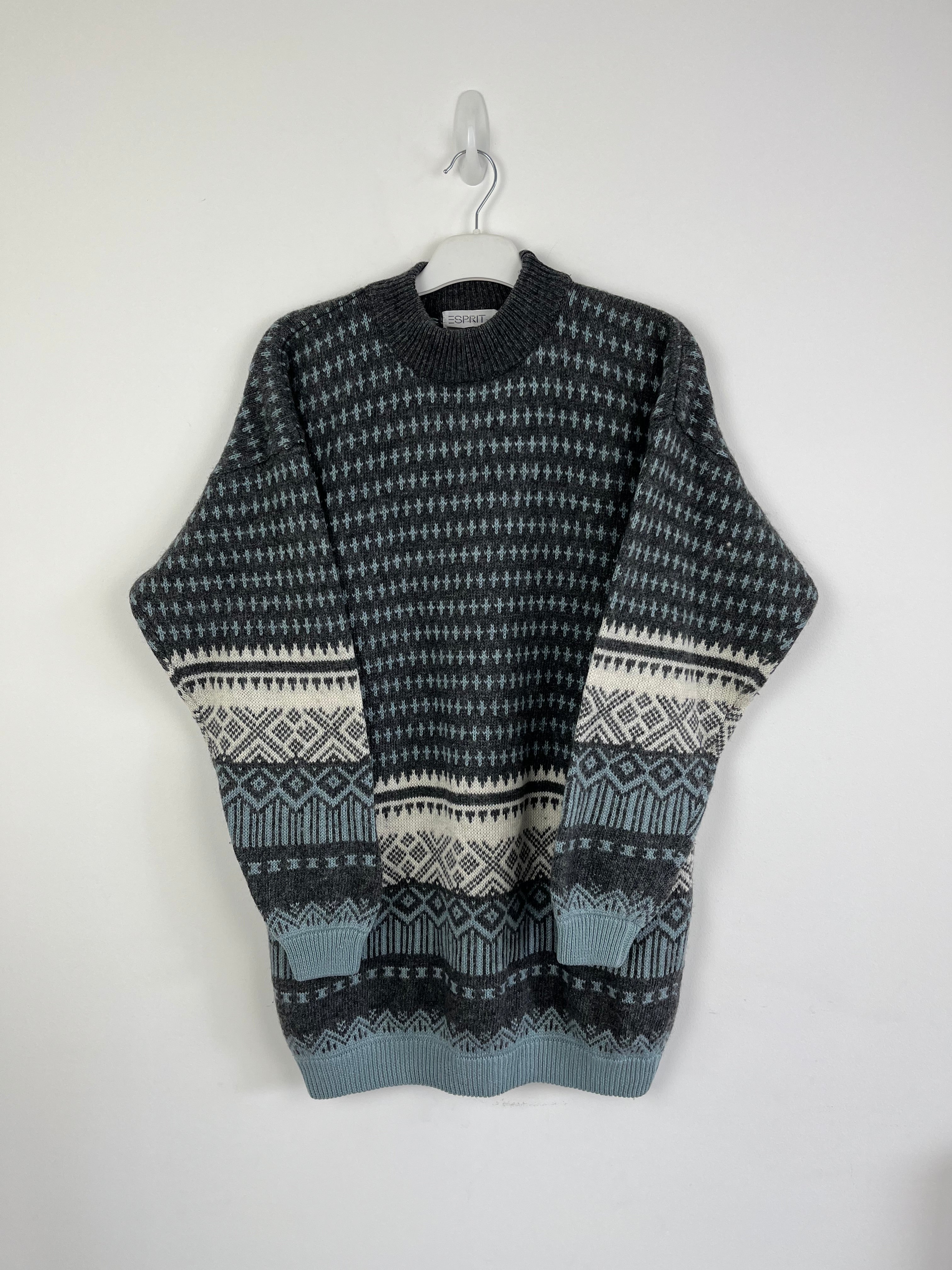 Vintage Blue 80’s Knit (S)