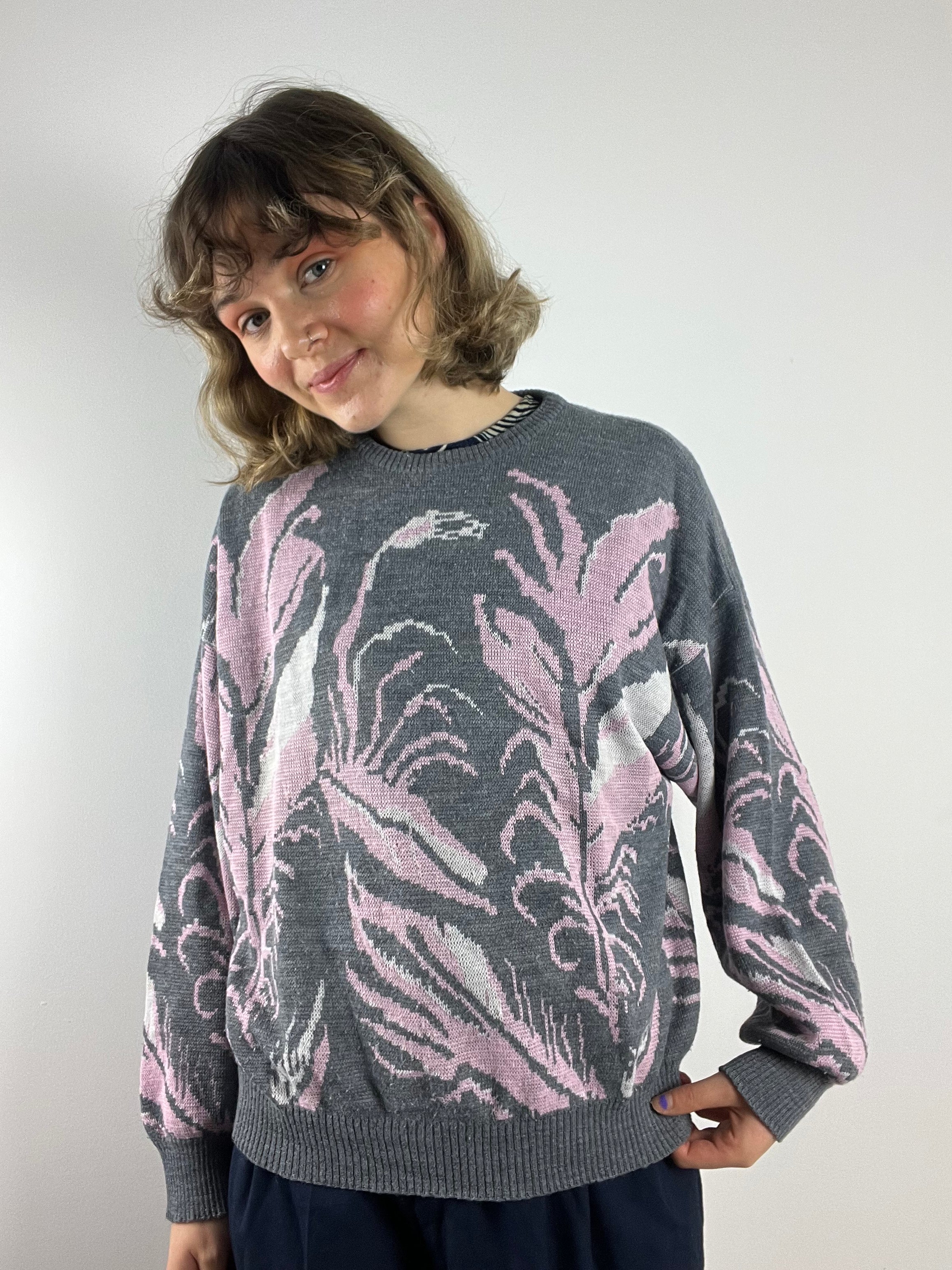 Vintage patterned knit