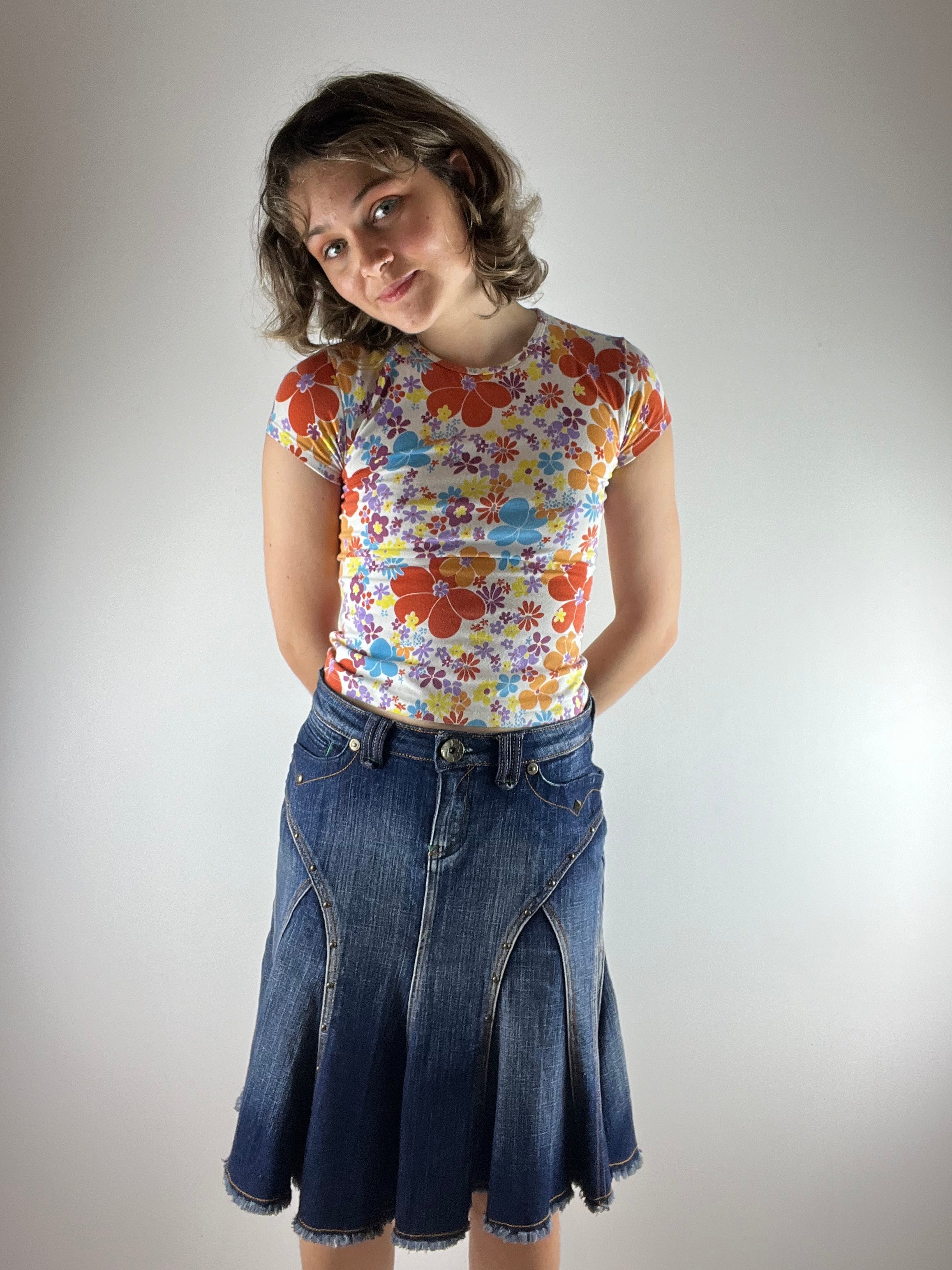 Vintage Denim Skirt