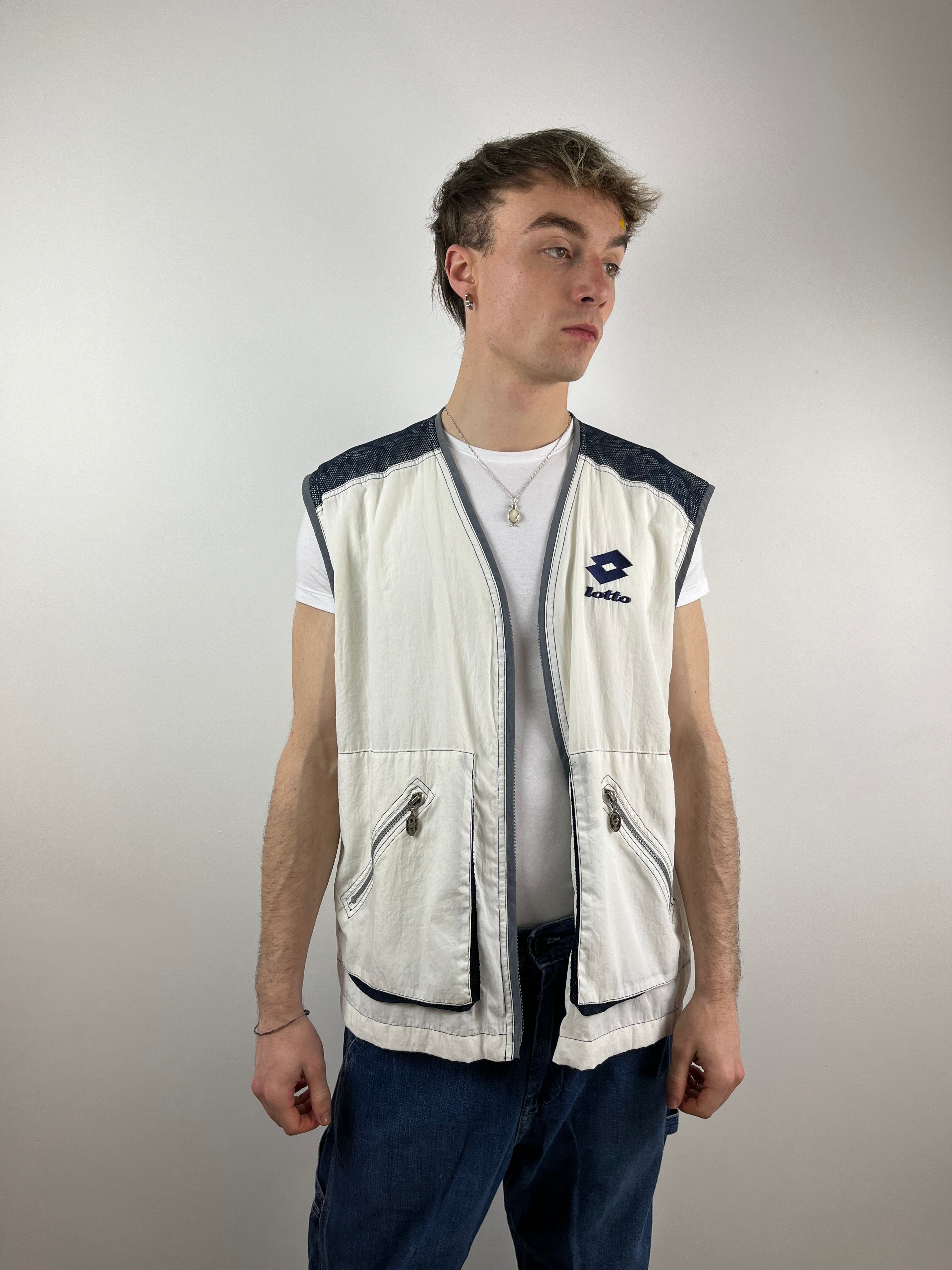 Vintage Sleeveless Lotto Jacket
