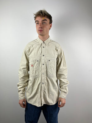 Vintage cream replay denim shirt