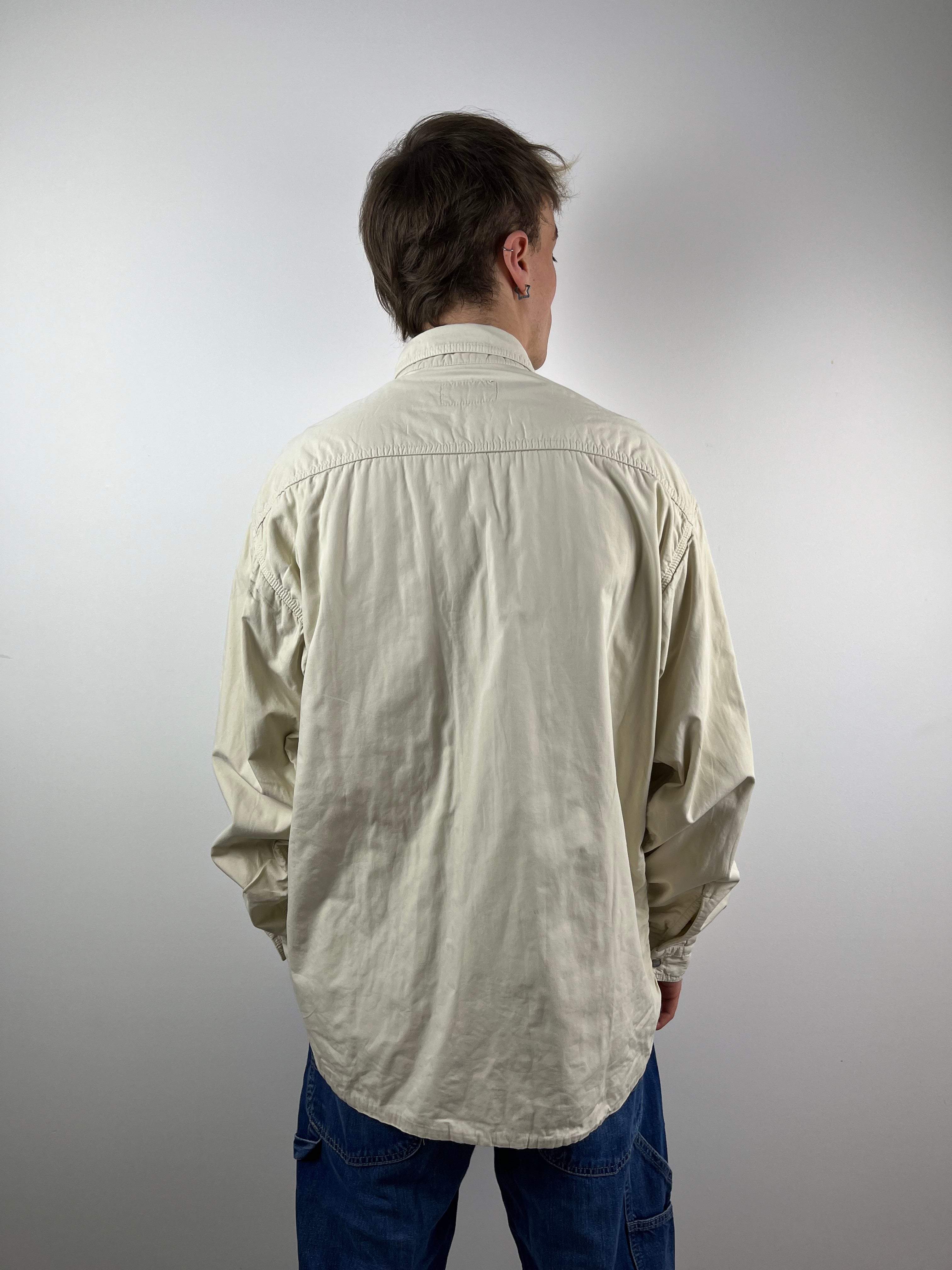 Vintage cream replay denim shirt