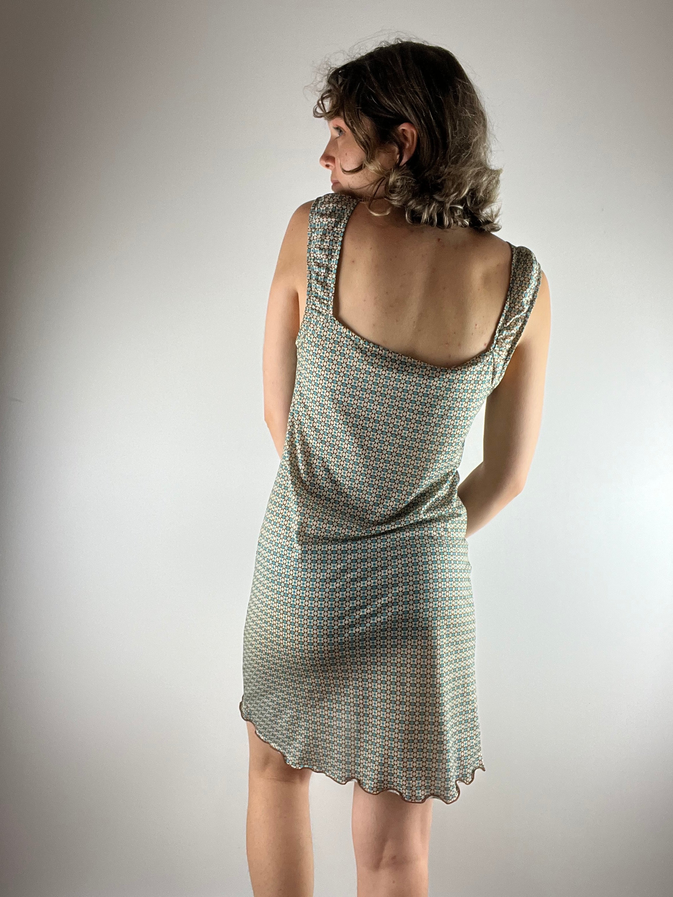 Vintage Patterned Dress