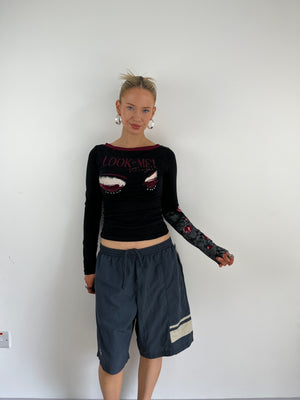 Vintage long sleeve graphic top