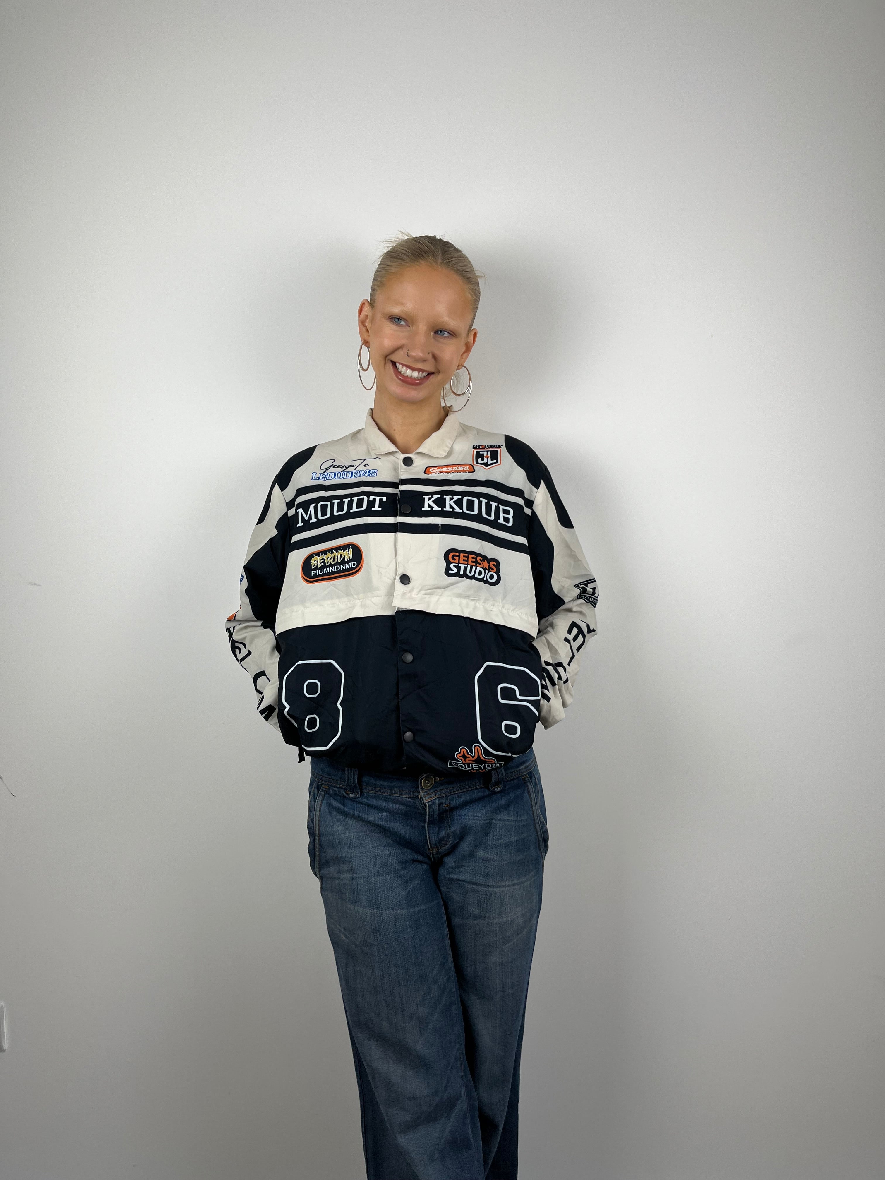 Vintage racer shirt jacket