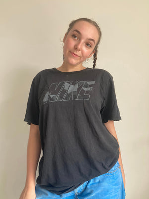 vintage black nike oversized tshirt