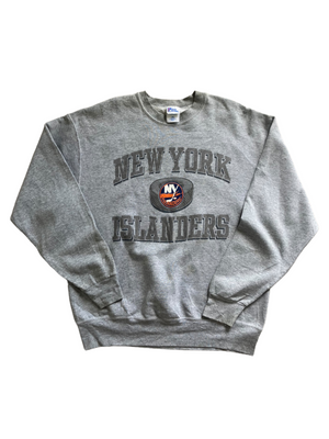 vintage grey hockey new york sweatshirt