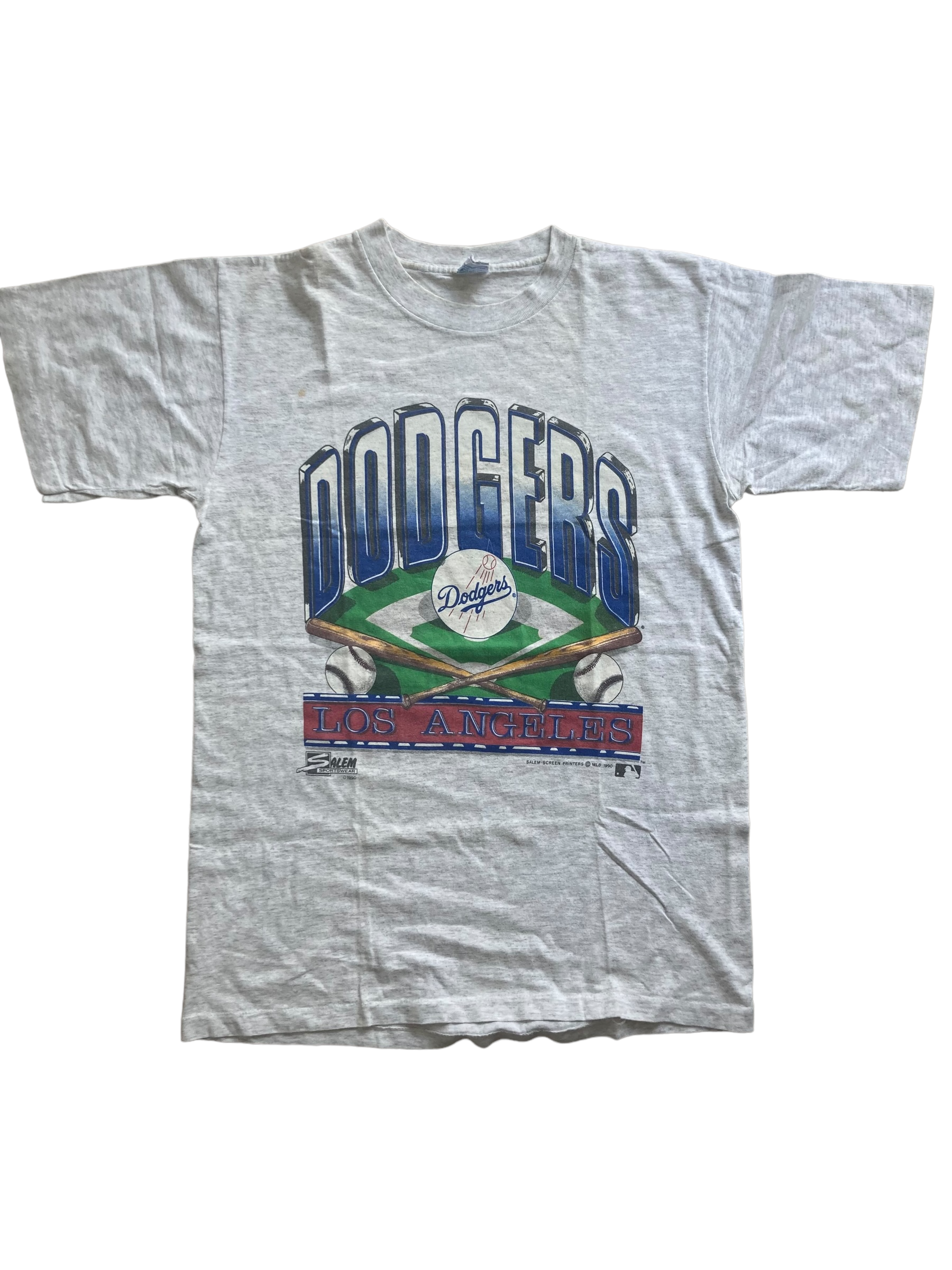 Vintage Grey Dodgers T-Shirt (L)