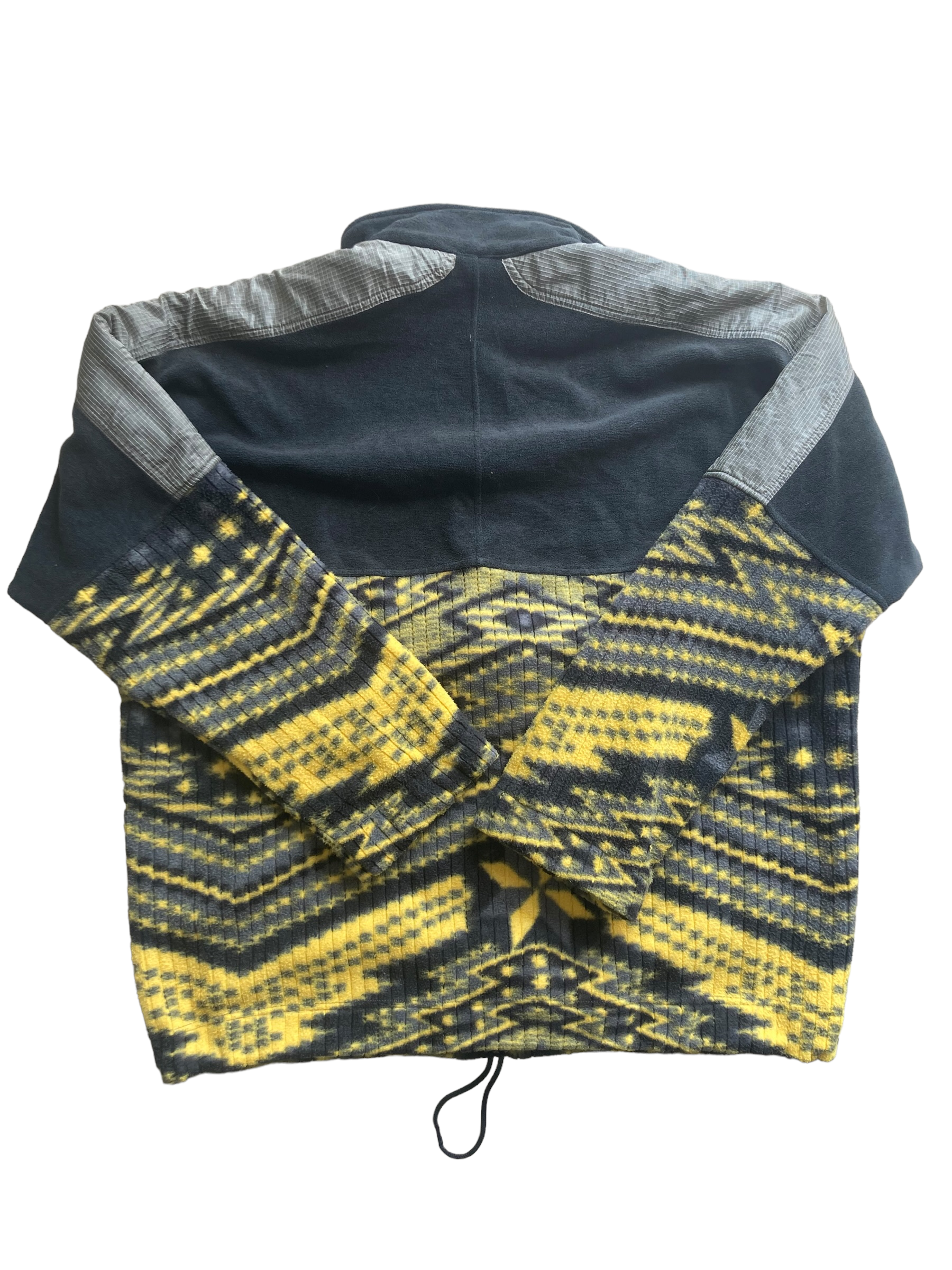 vintage yellow and black colmar fleece