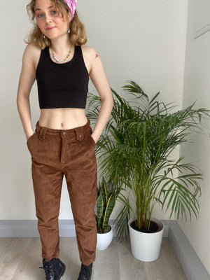 vintage brown corduroy trousers