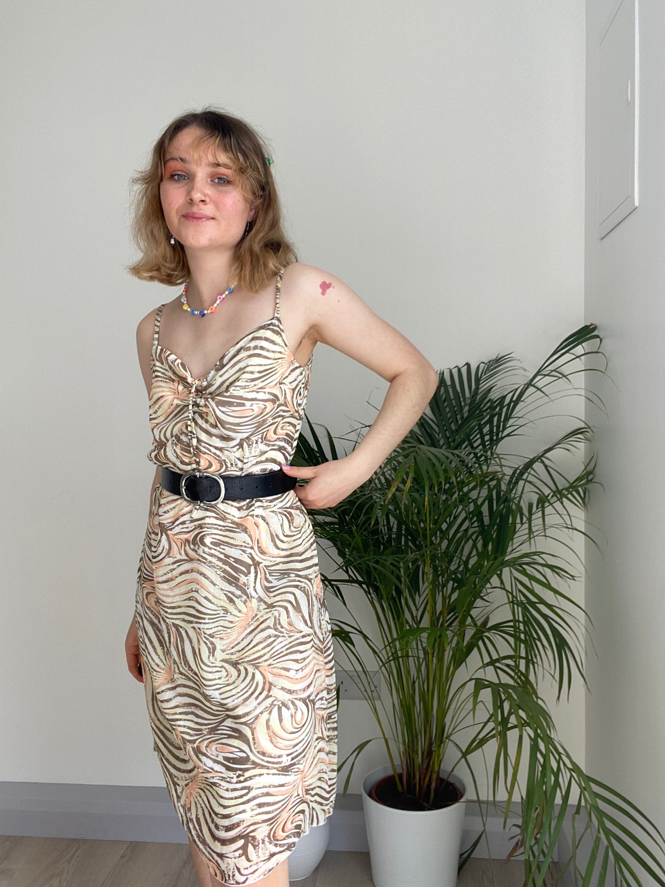 Vintage Patterned Dress