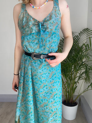vintage reversible boho dress