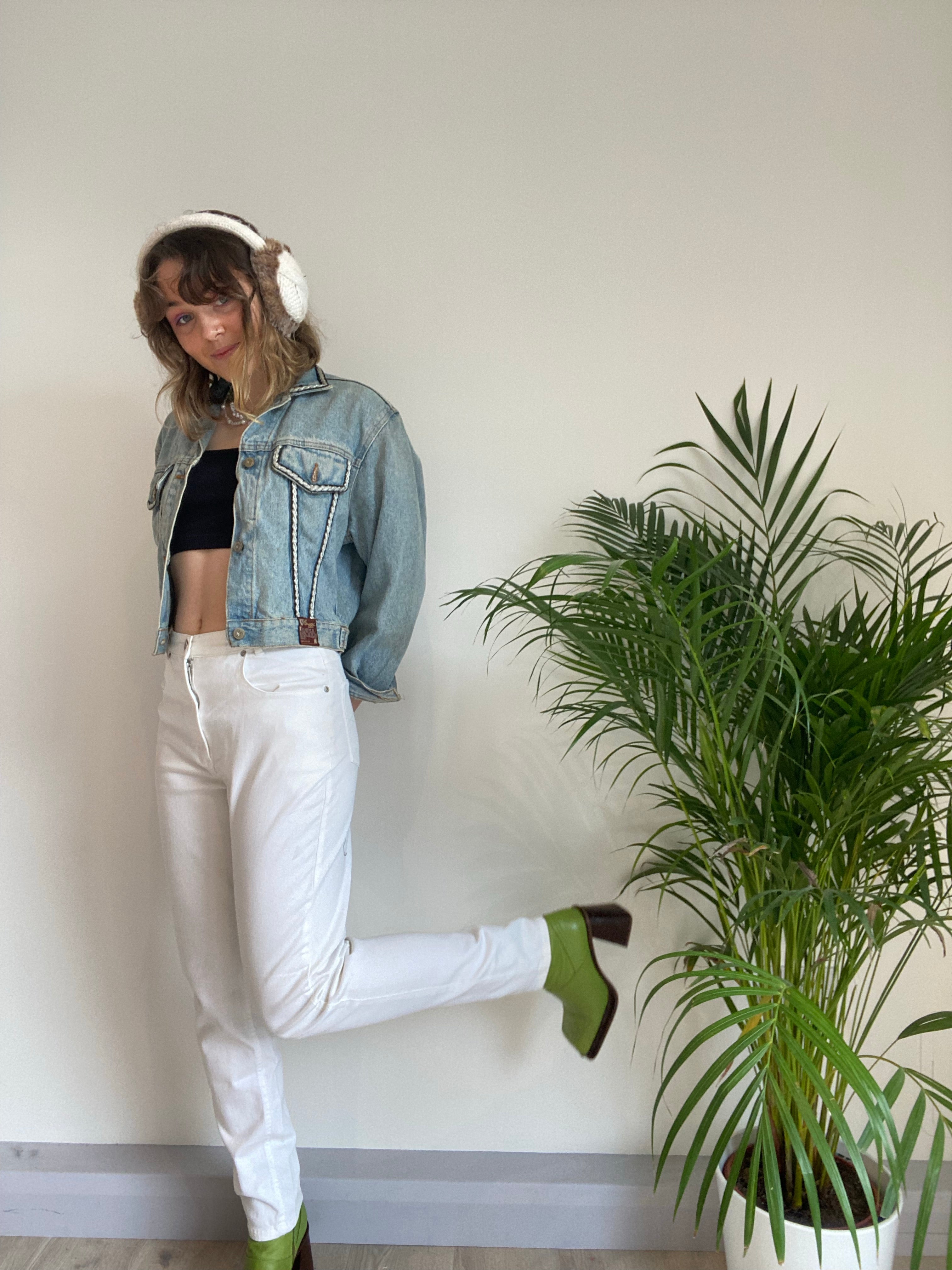 Vintage White Trousers (S)