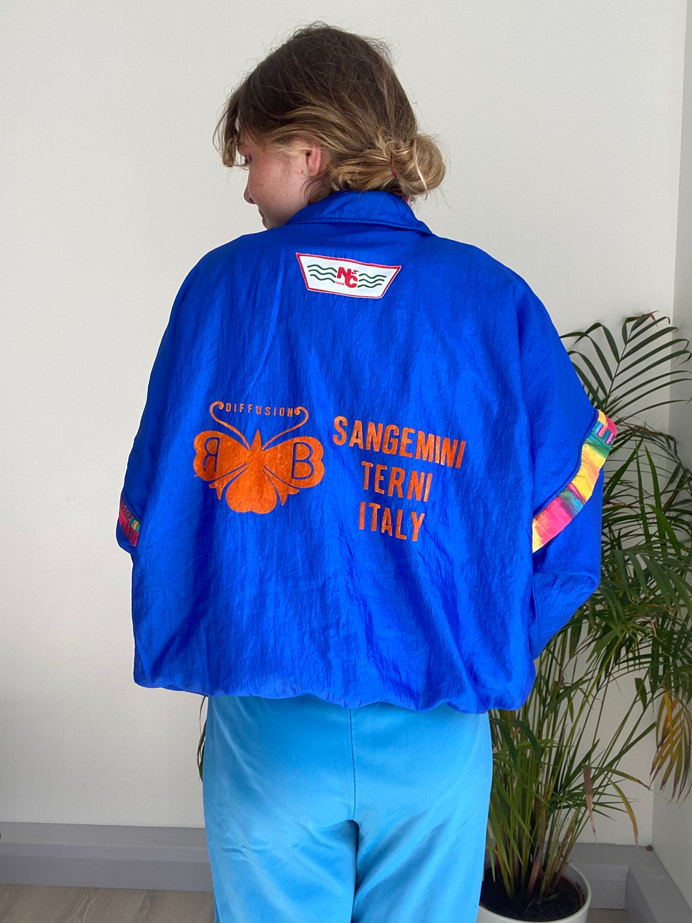 Vintage 80’s Style Sports Jacket (L)