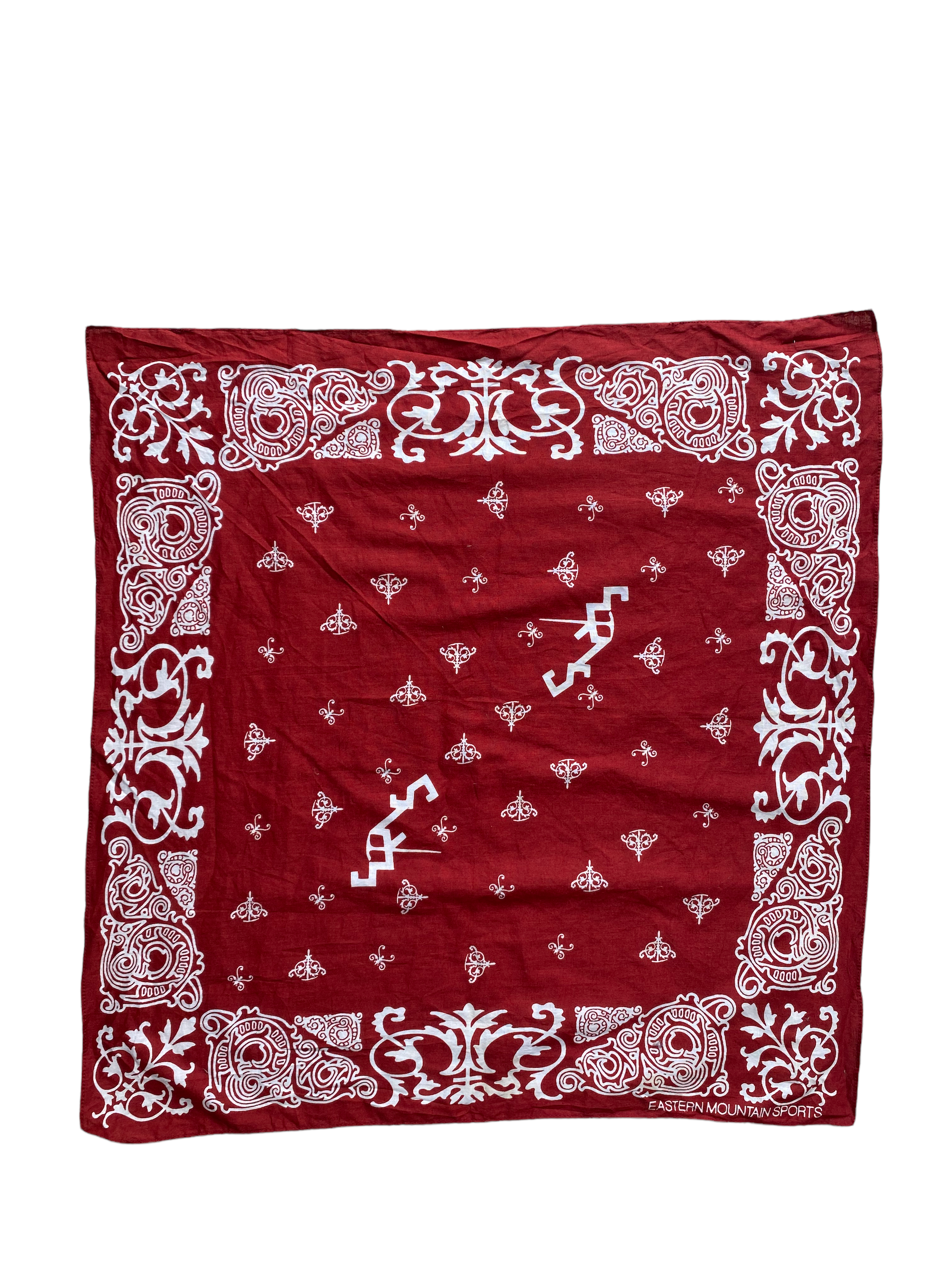 Red Patterned Bandana
