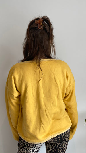 yellow betty boop design sweatshirt