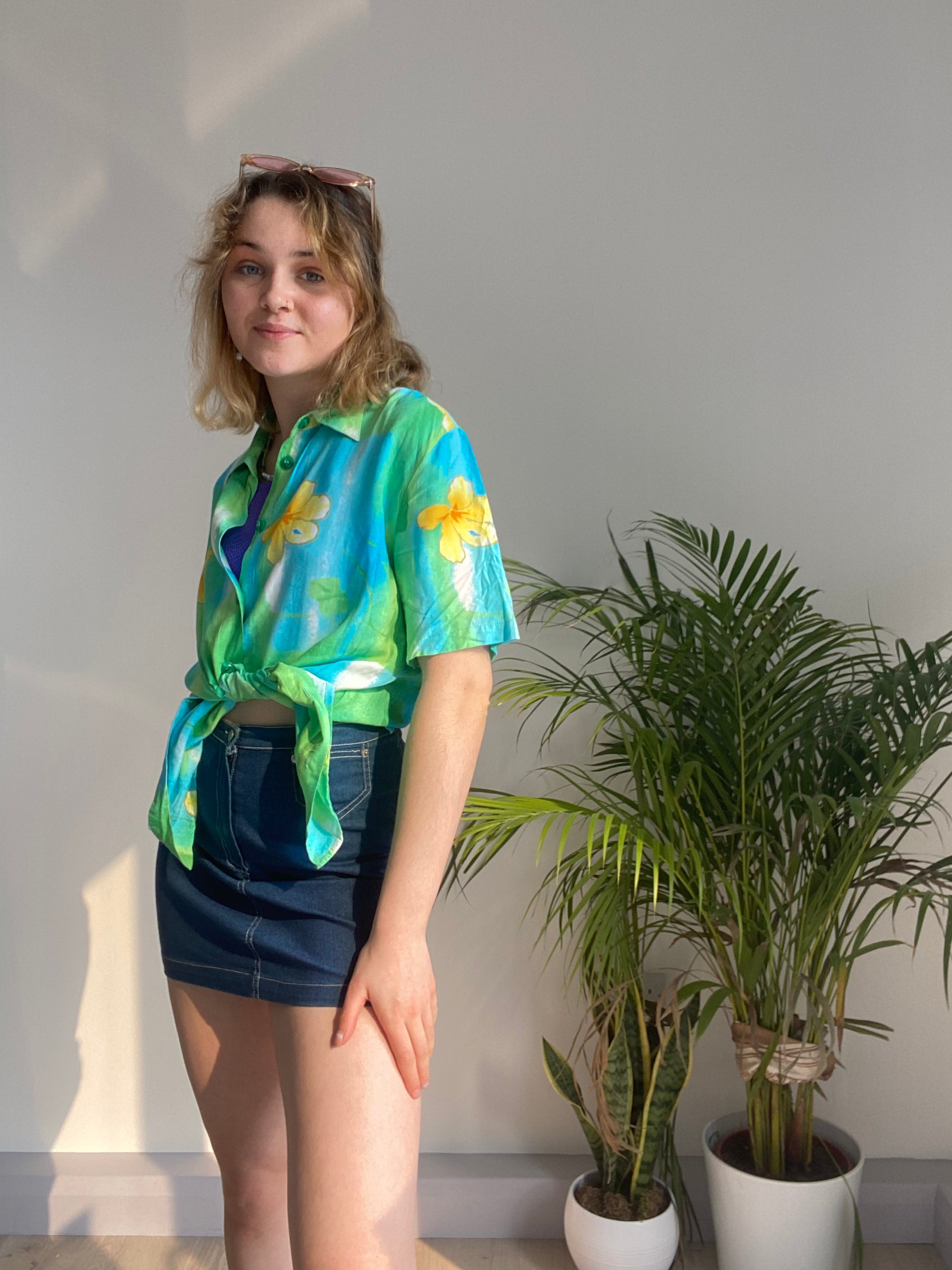 Vintage Floral Blouse