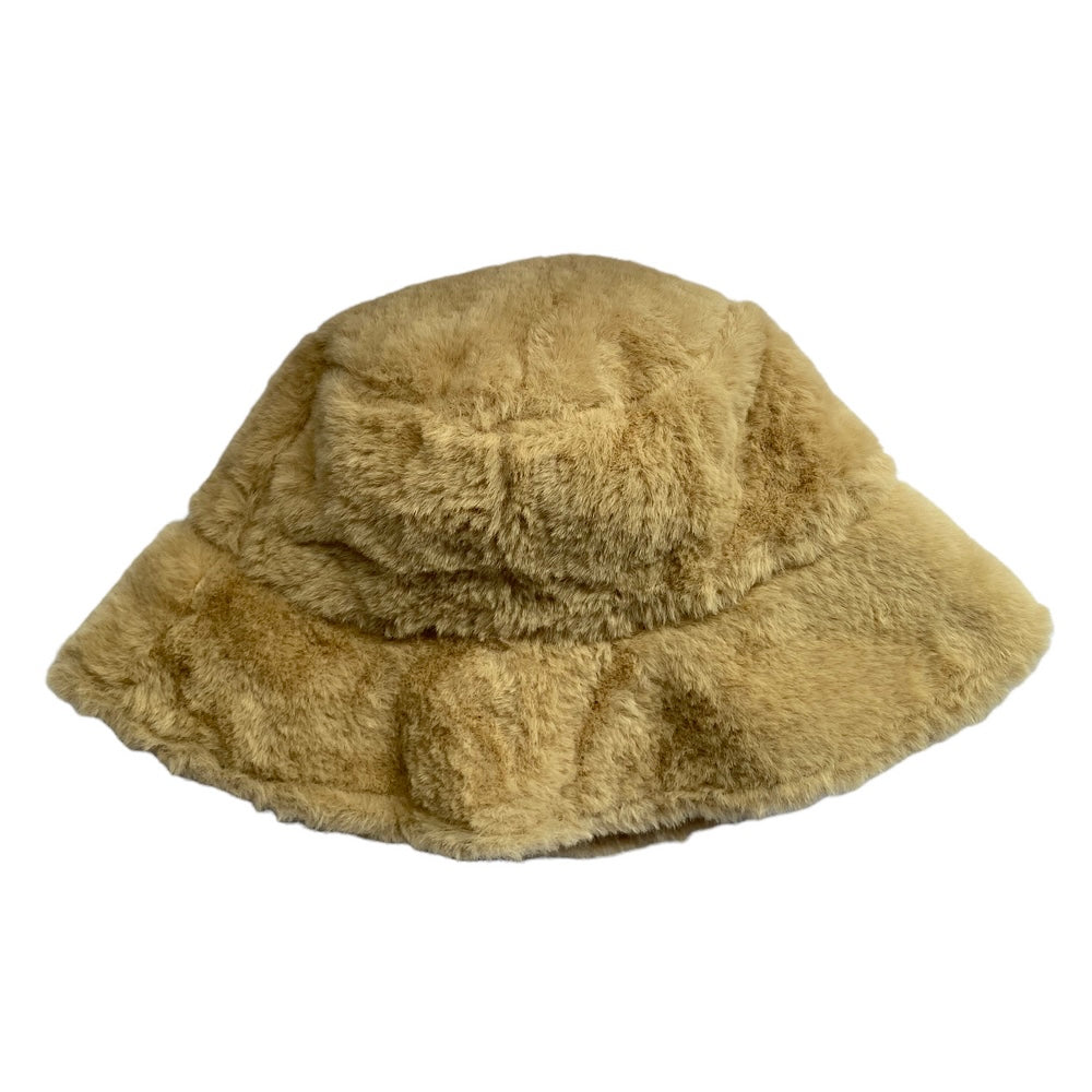 Brown Fluffy Bucket Hat