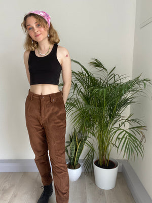vintage brown corduroy trousers