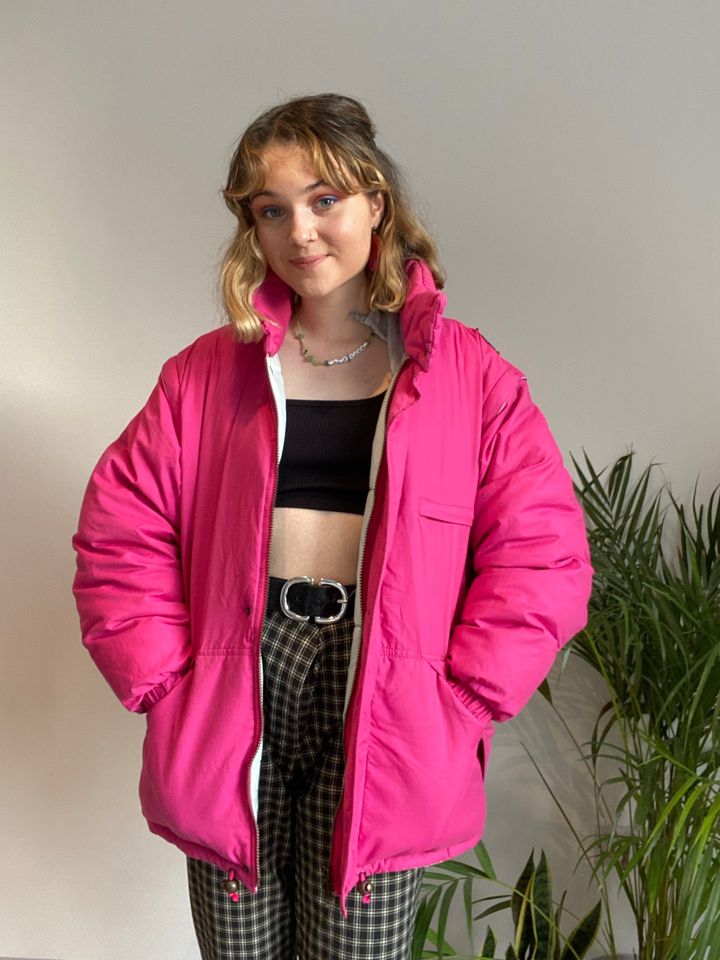 Pink Puffer Jacket
