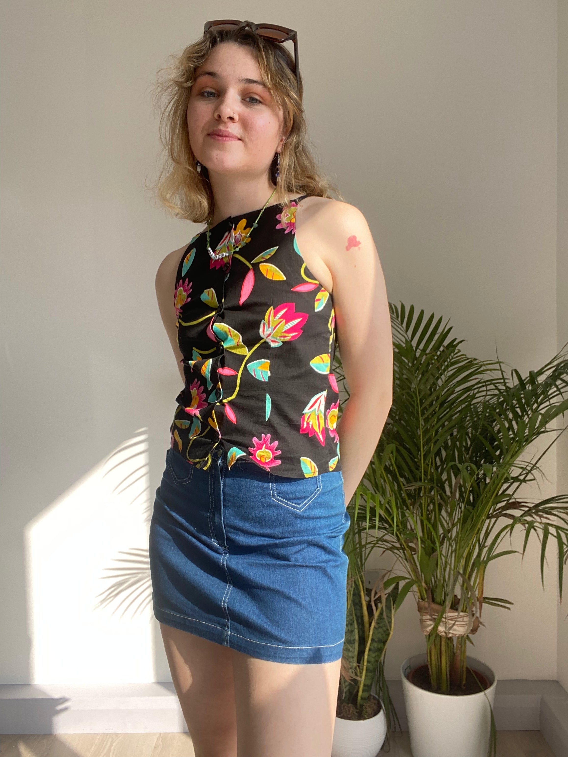 Vintage Patterned Top