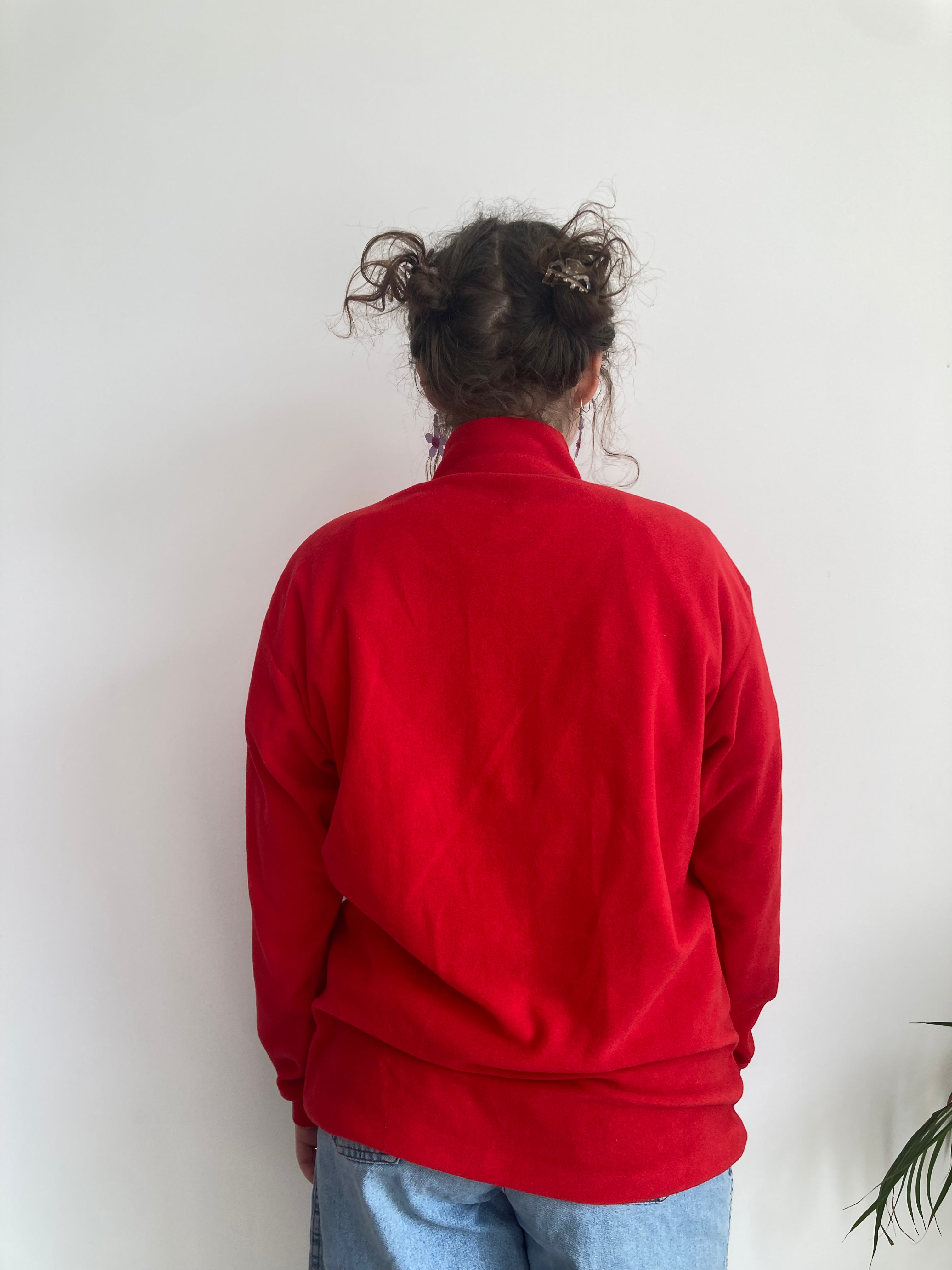 red fila vintage fleece