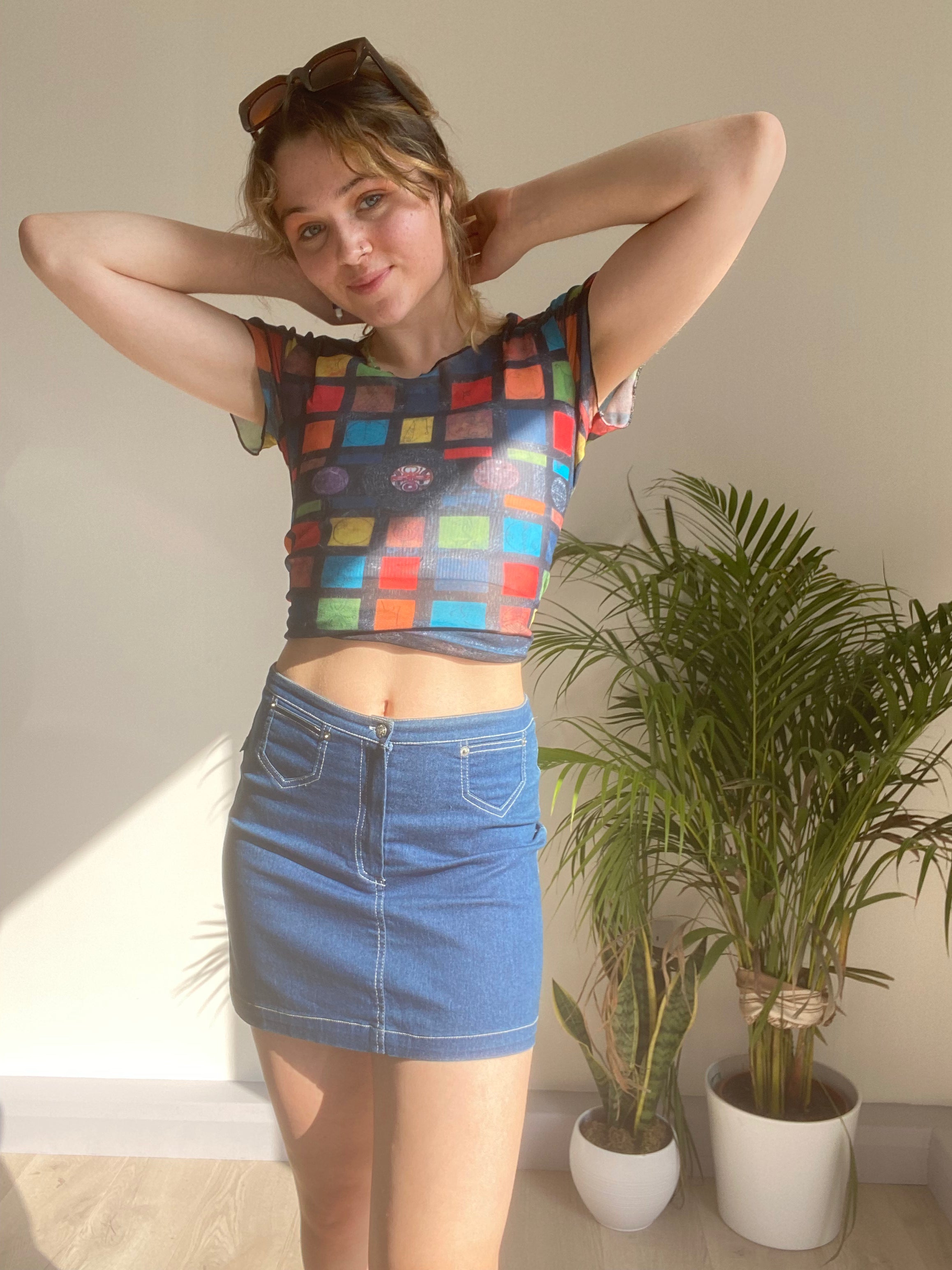 Vintage Denim Skirt (S)