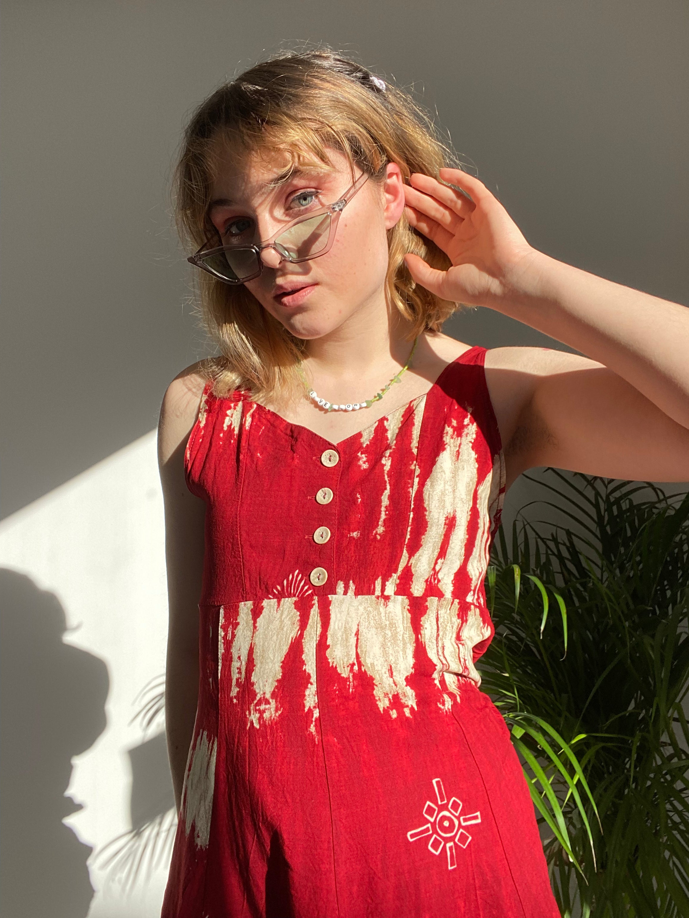 cat eye green lens sunglasses