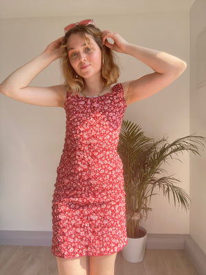 vintage floral dress