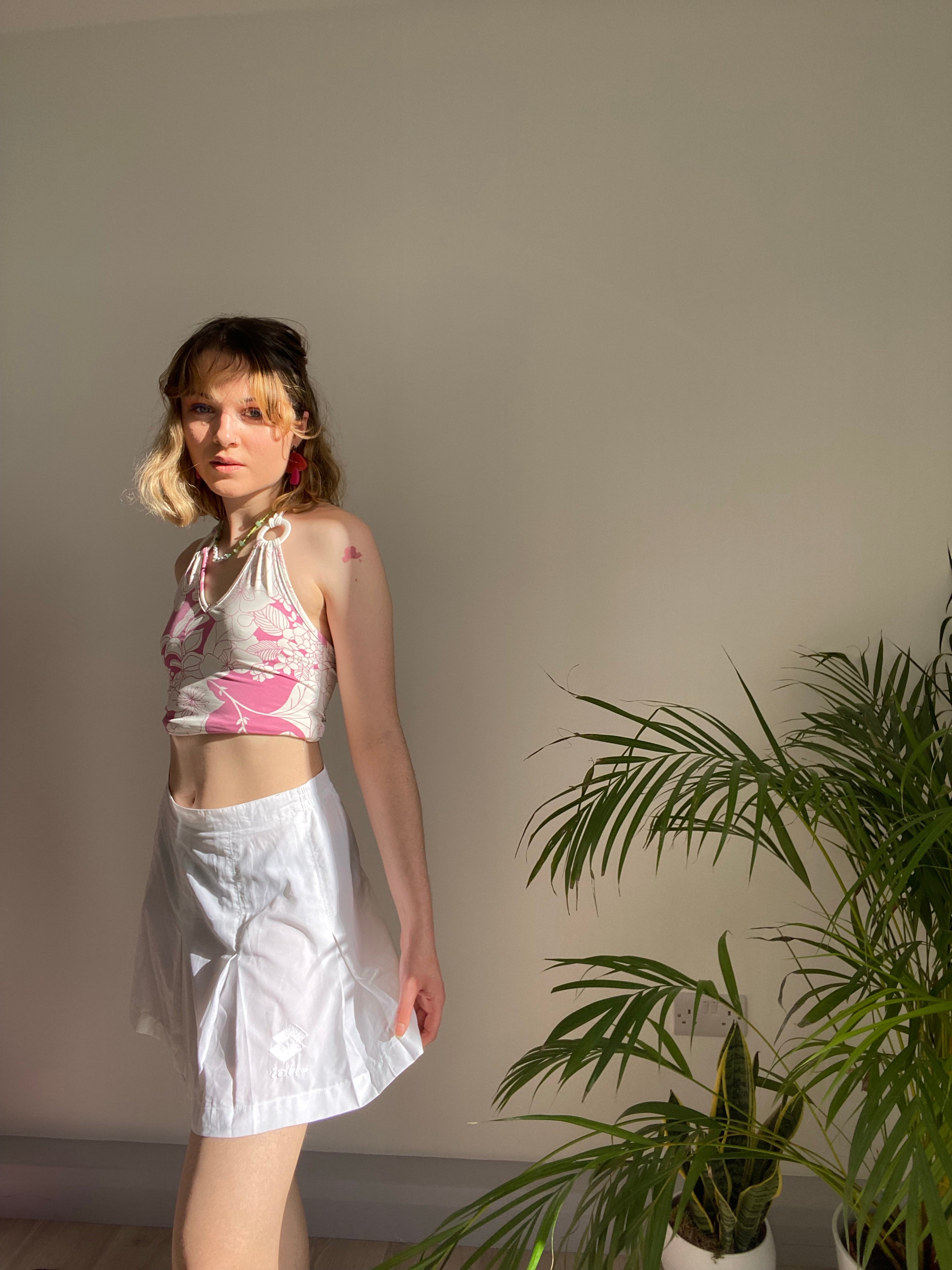 Pink Halter Neck Top