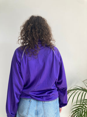 vintage purple reebok sports jacket