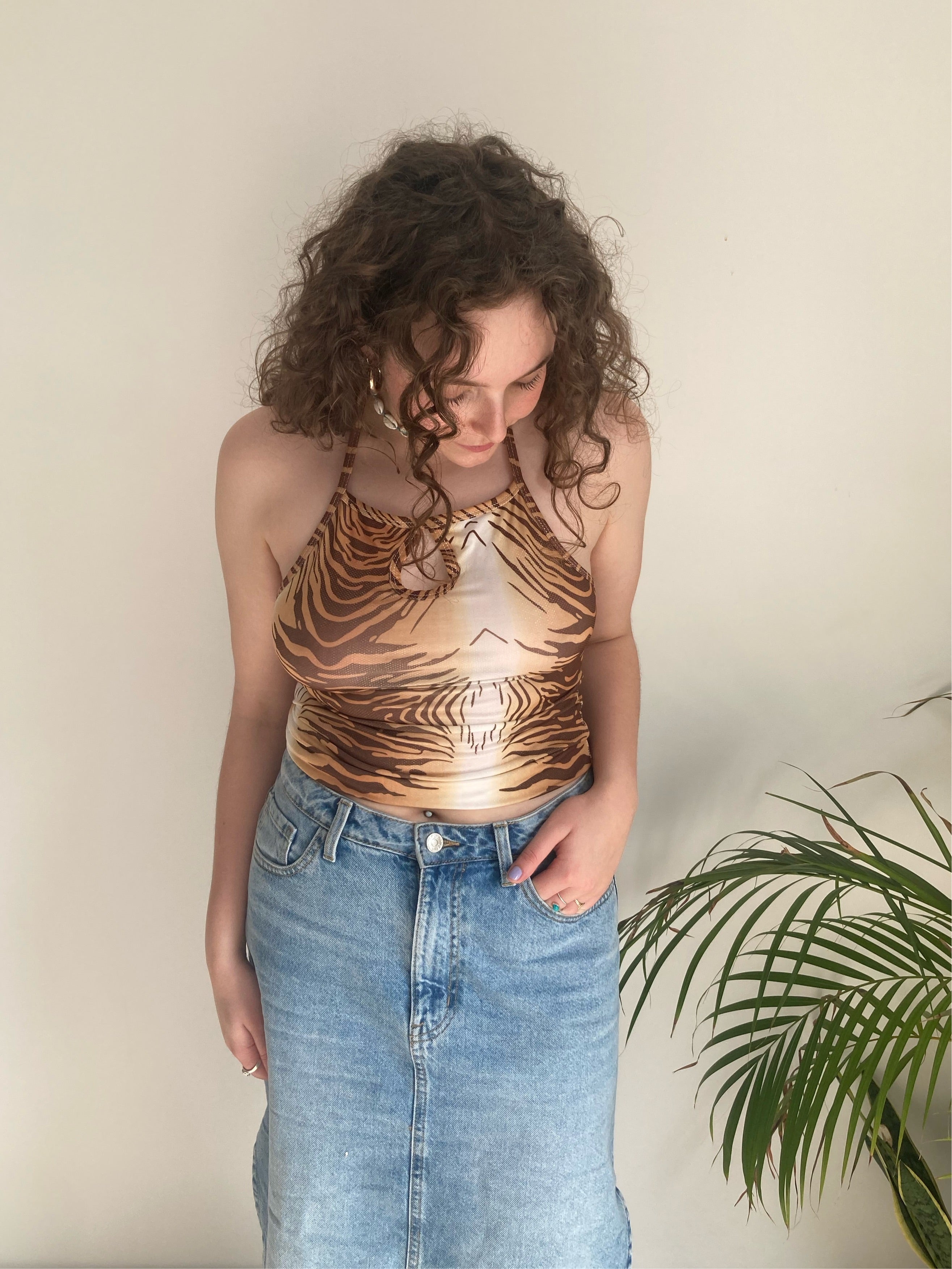 Tiger Halter Top (S-M)