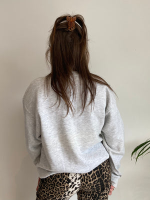 grey vintage sweatshirt car design