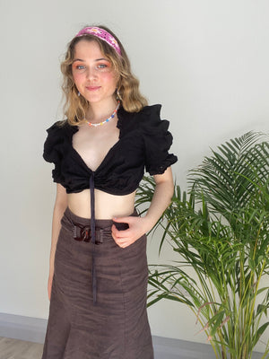 black milk maid top vintage