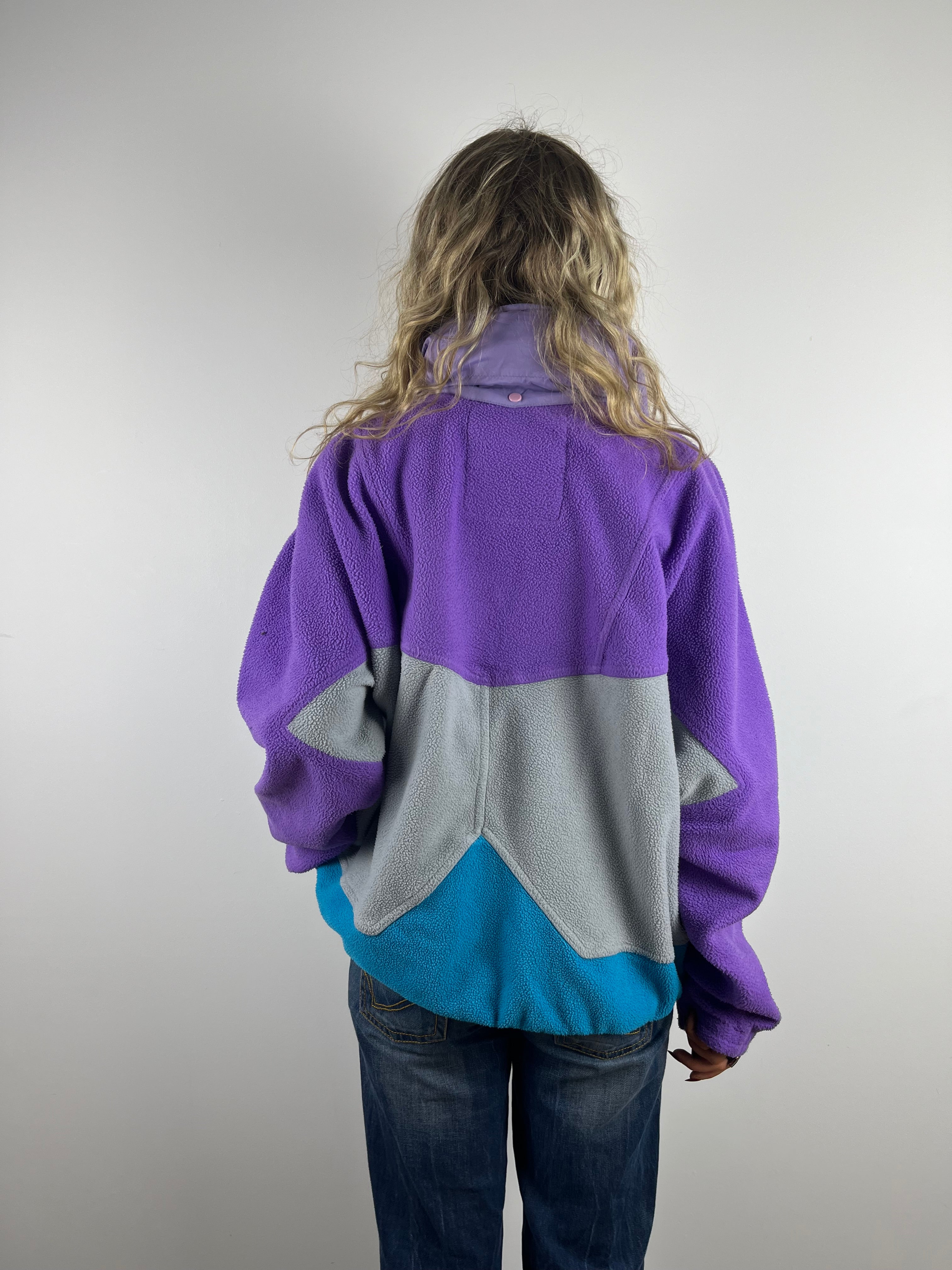 Vintage Purple BAILO Button-Up Fleece (XL)