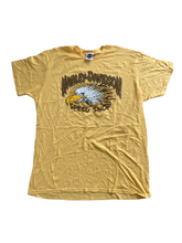 vintage yellow harley davidson eagle tshirt