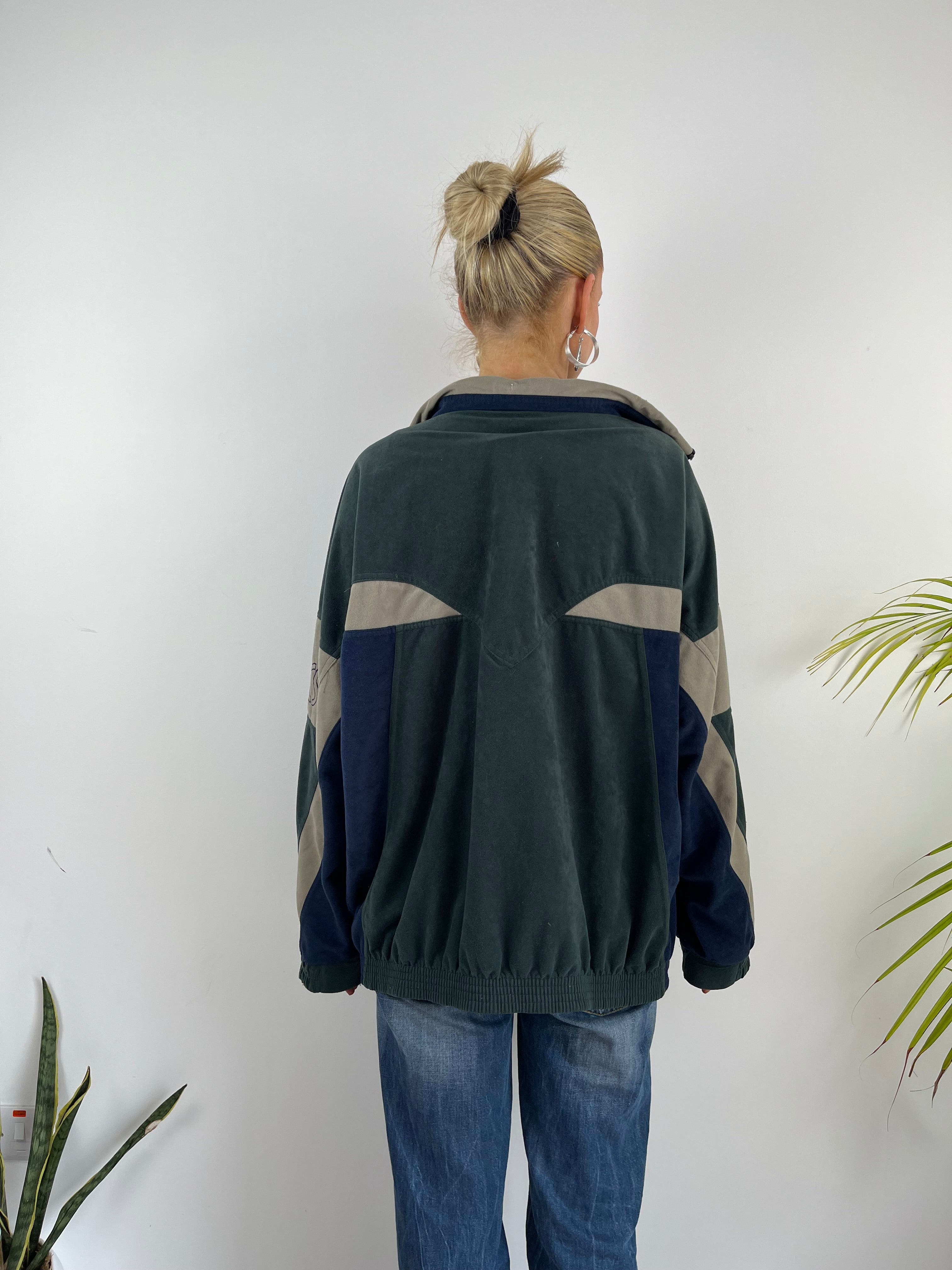 Vintage ASICS Zip Up Fleece (L)