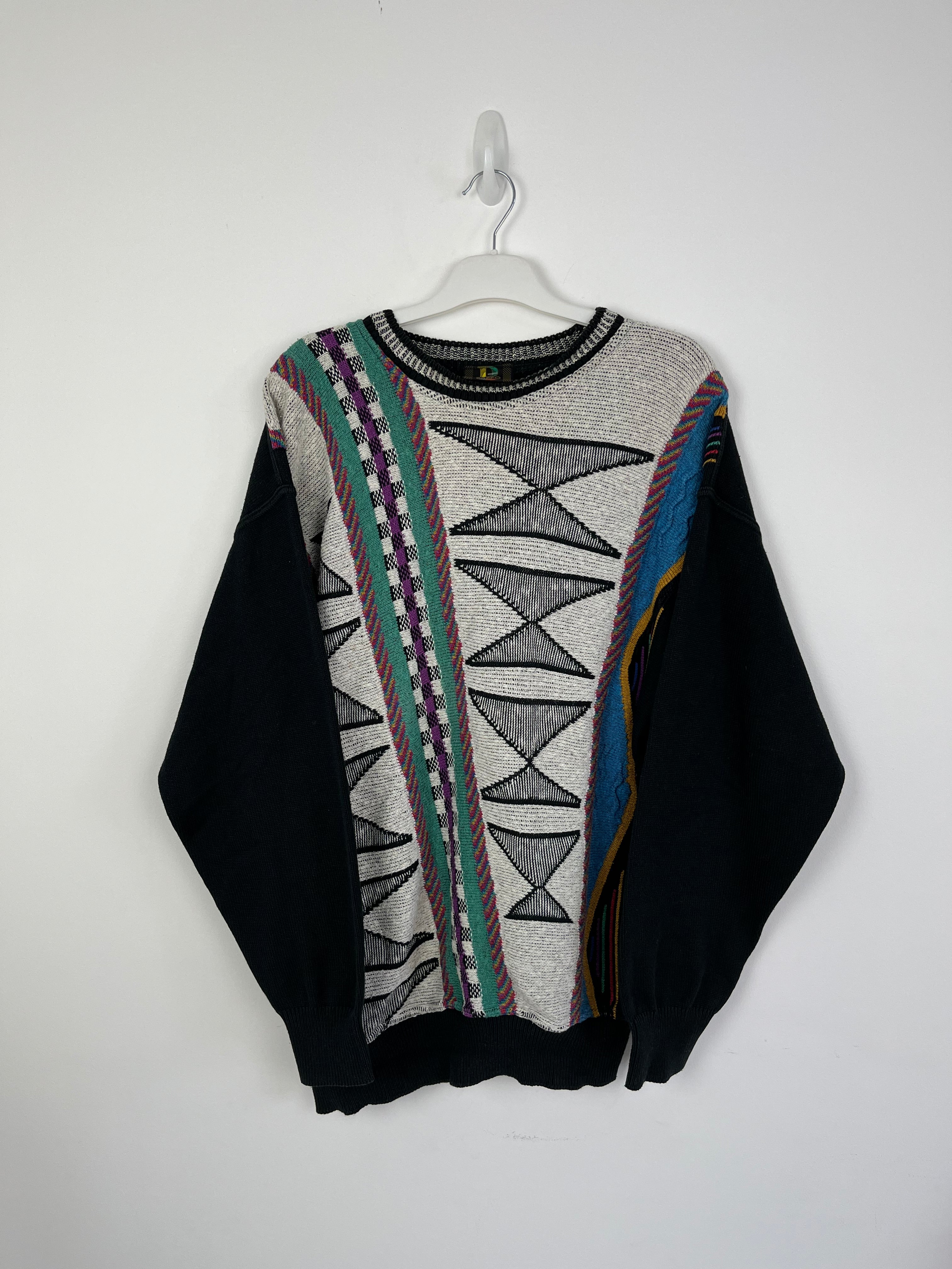 Vintage abstract 80s knit 