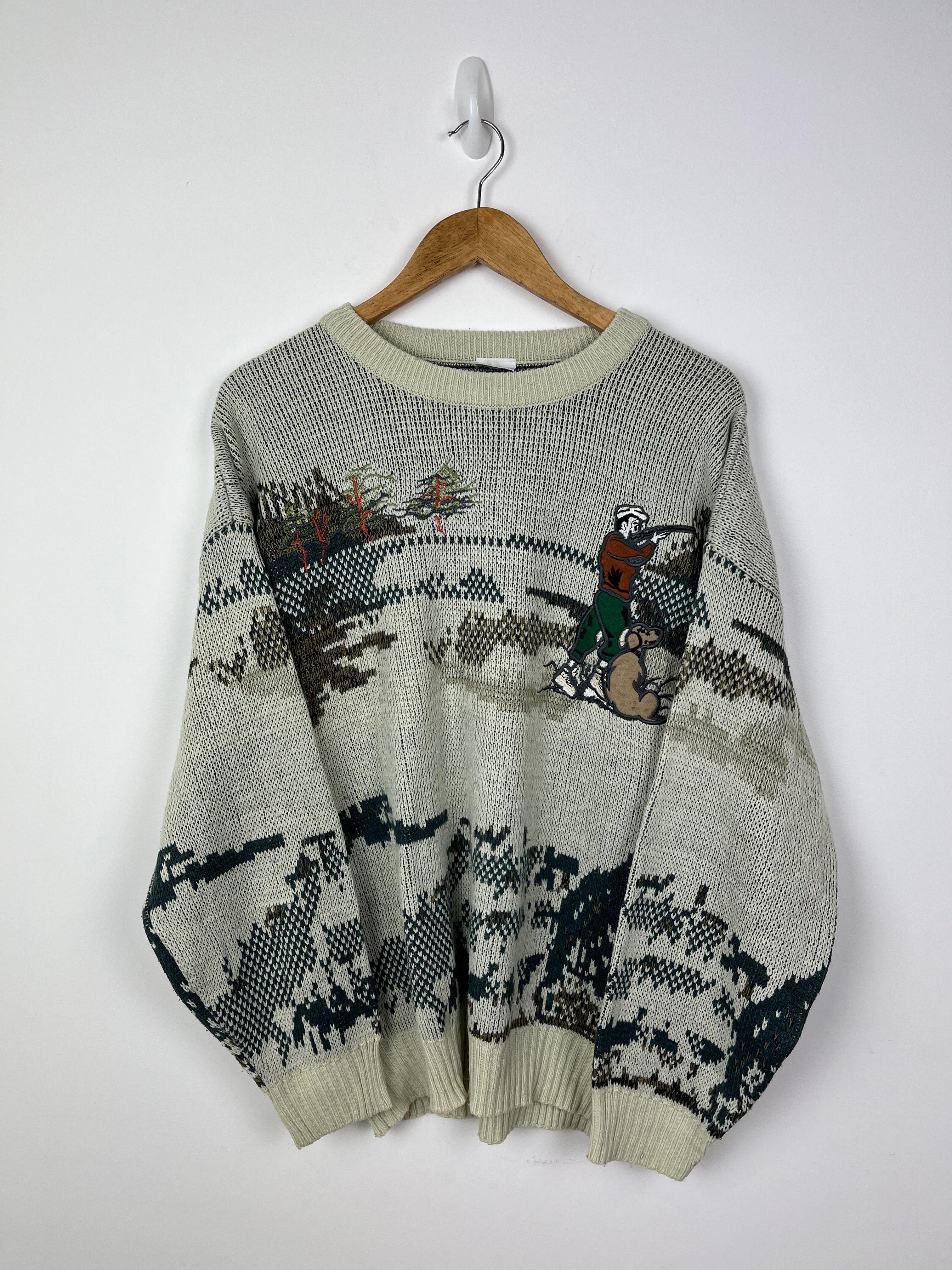 Vintage hunting knit 