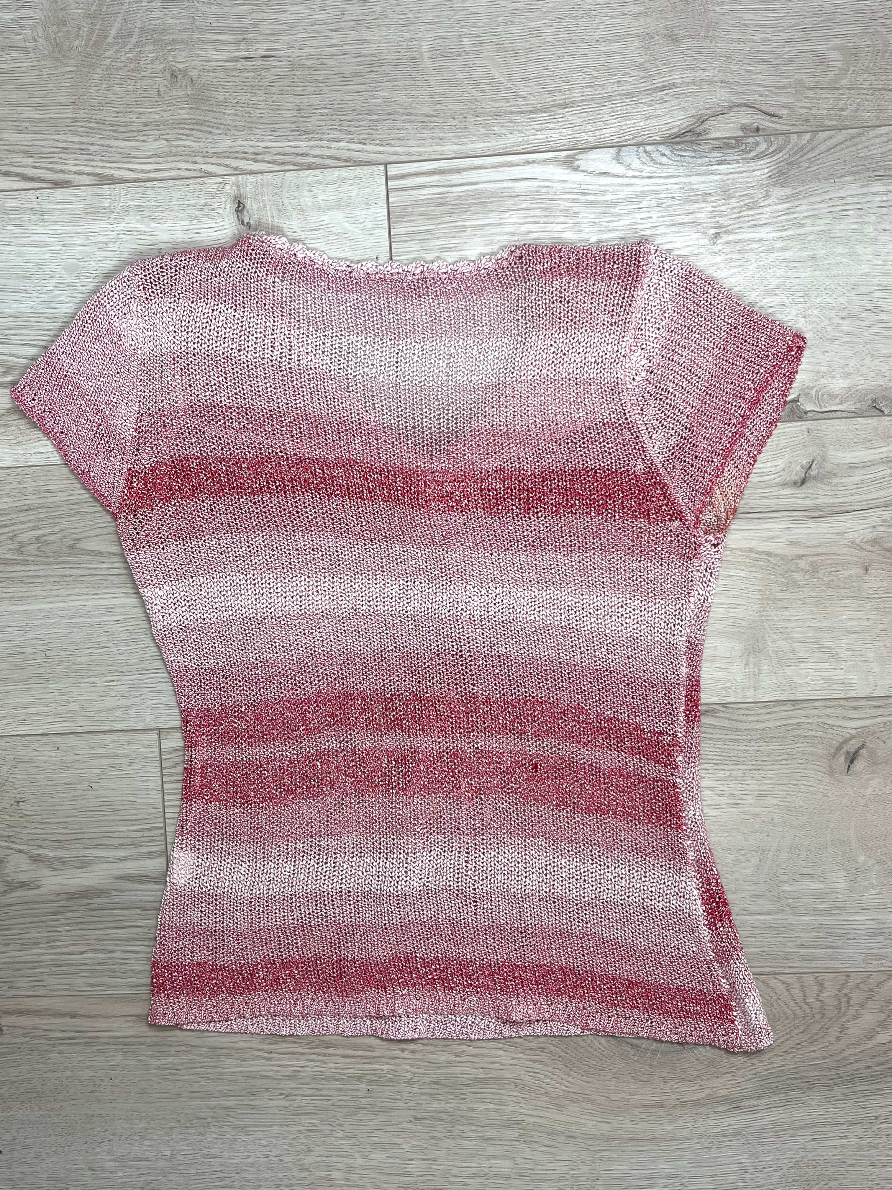 Vintage Pink & Red Top
