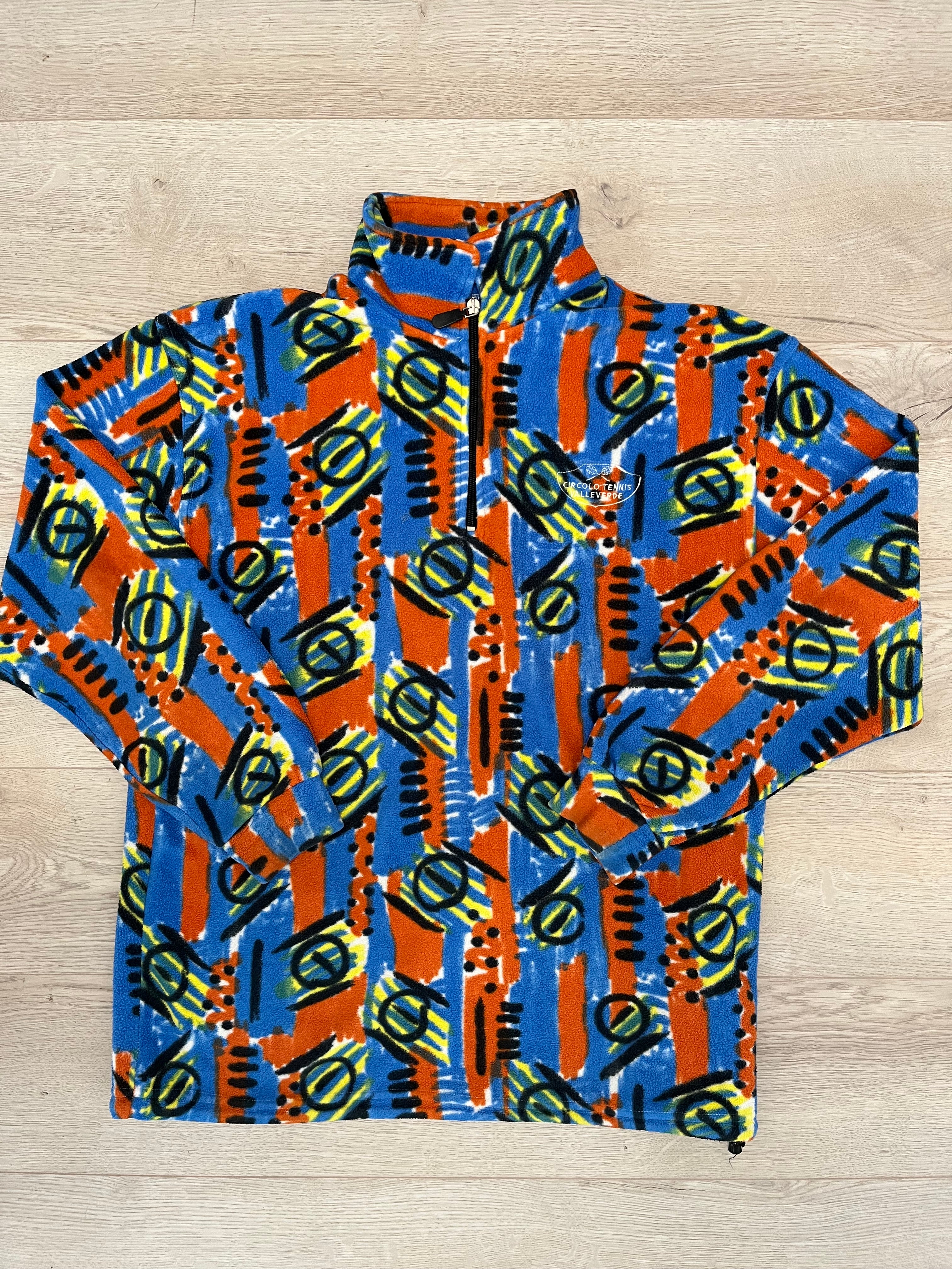 Vintage patterned fleece