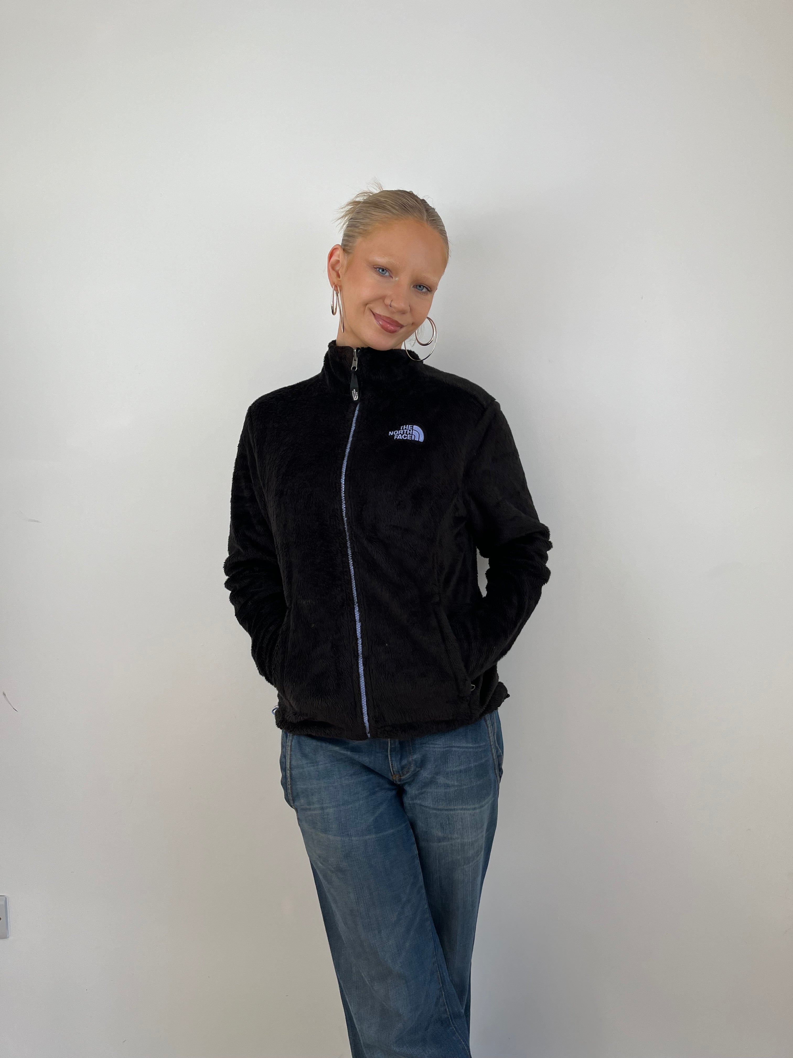 Vintage black north face fleece 